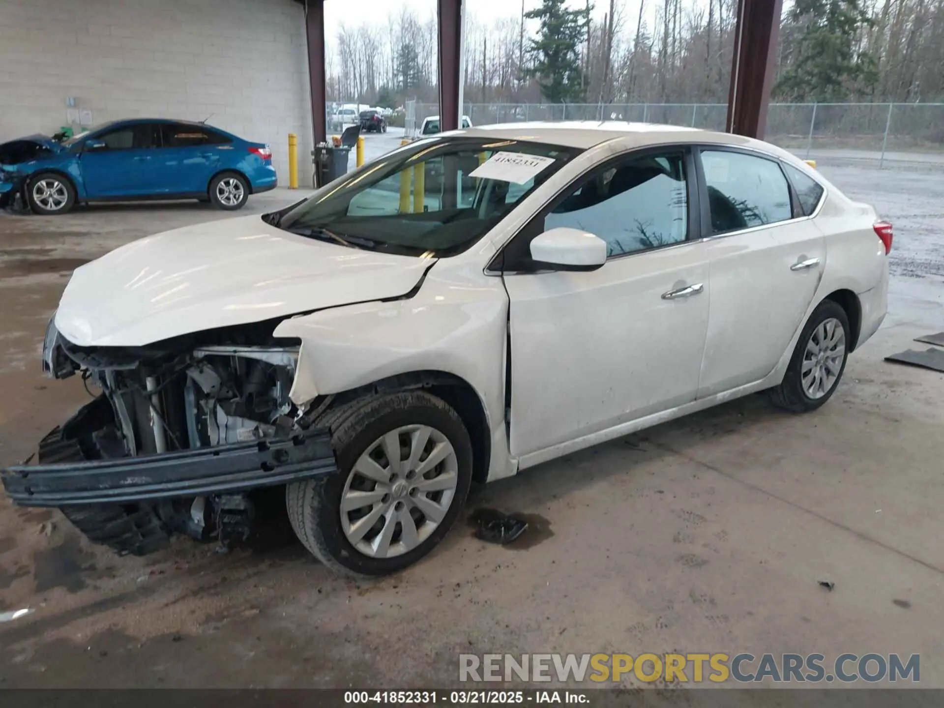 2 Photograph of a damaged car 3N1AB7AP9KY371589 NISSAN SENTRA 2019