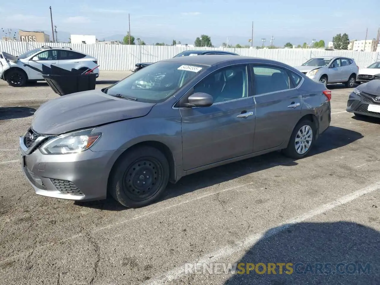 1 Photograph of a damaged car 3N1AB7AP9KY379255 NISSAN SENTRA 2019