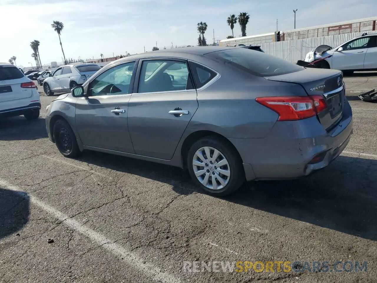 2 Photograph of a damaged car 3N1AB7AP9KY379255 NISSAN SENTRA 2019