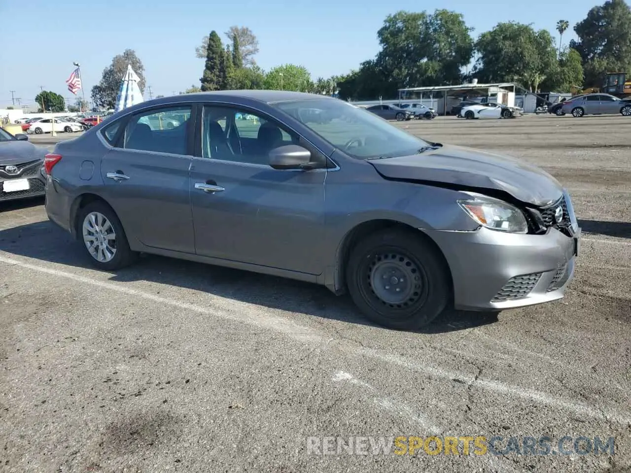 4 Photograph of a damaged car 3N1AB7AP9KY379255 NISSAN SENTRA 2019