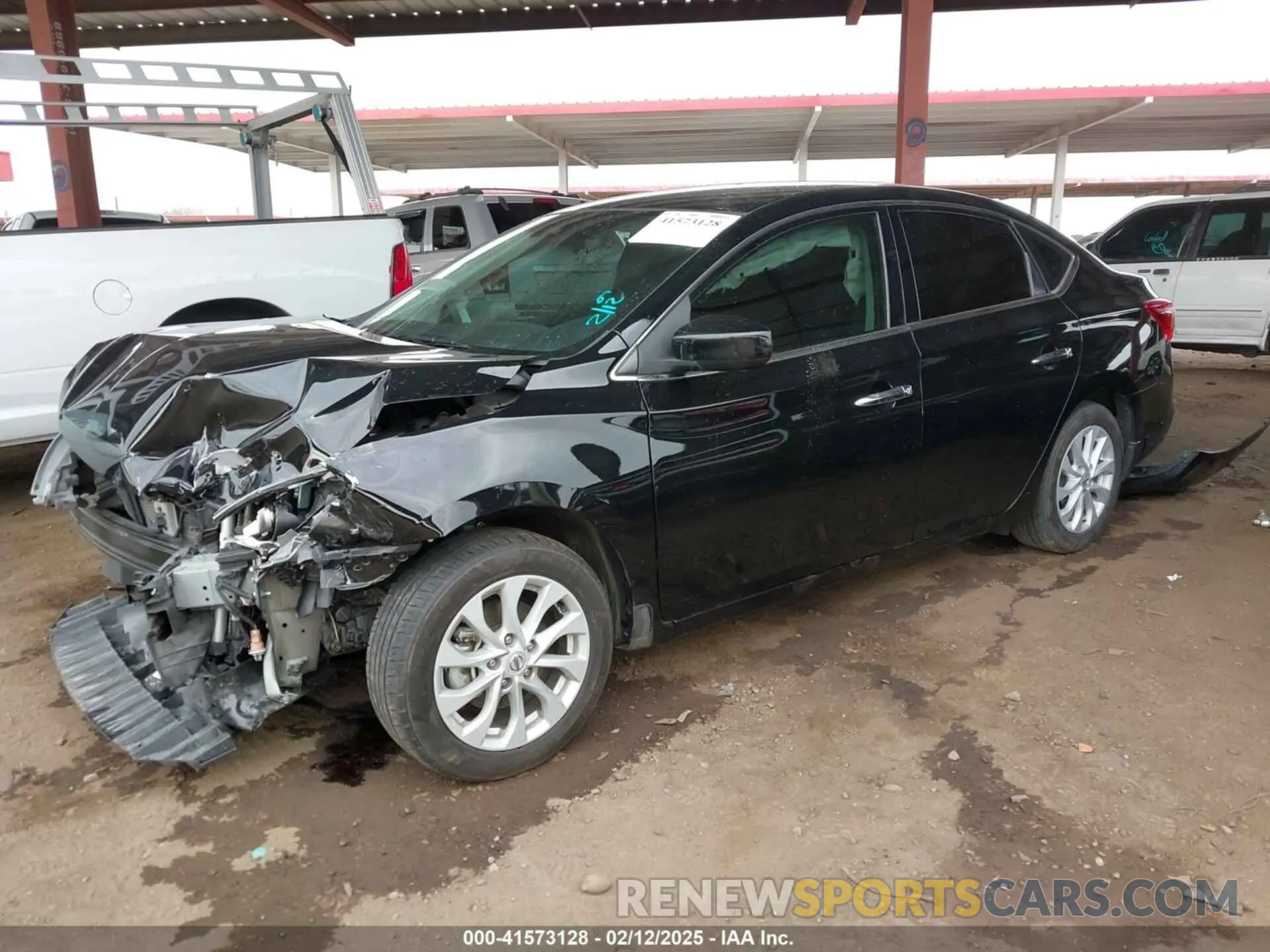 2 Photograph of a damaged car 3N1AB7AP9KY387730 NISSAN SENTRA 2019