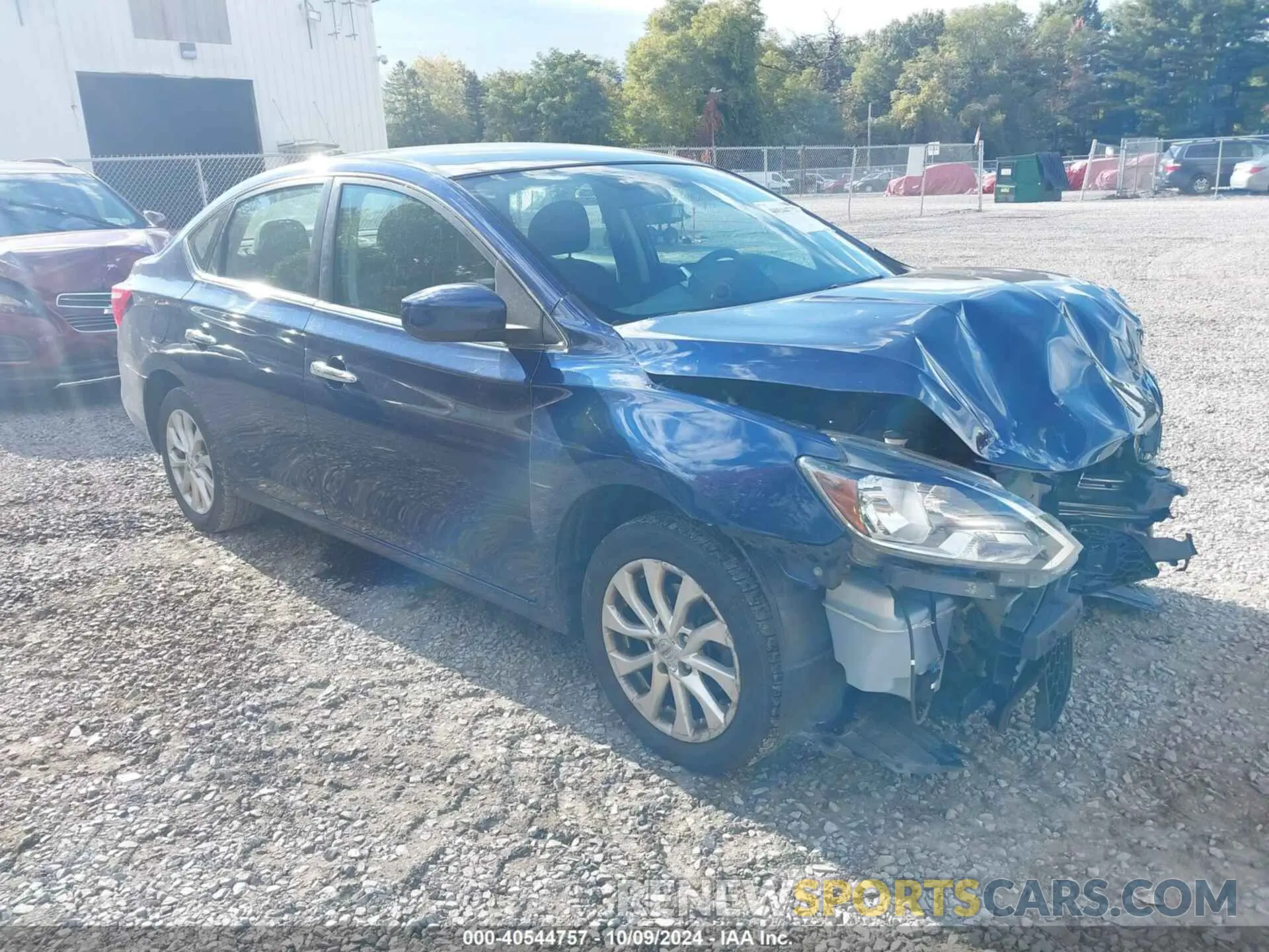 1 Photograph of a damaged car 3N1AB7AP9KY395472 NISSAN SENTRA 2019