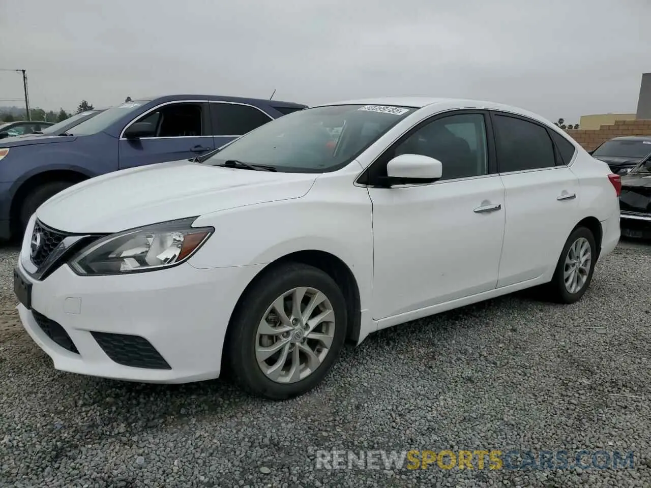 1 Photograph of a damaged car 3N1AB7AP9KY404722 NISSAN SENTRA 2019