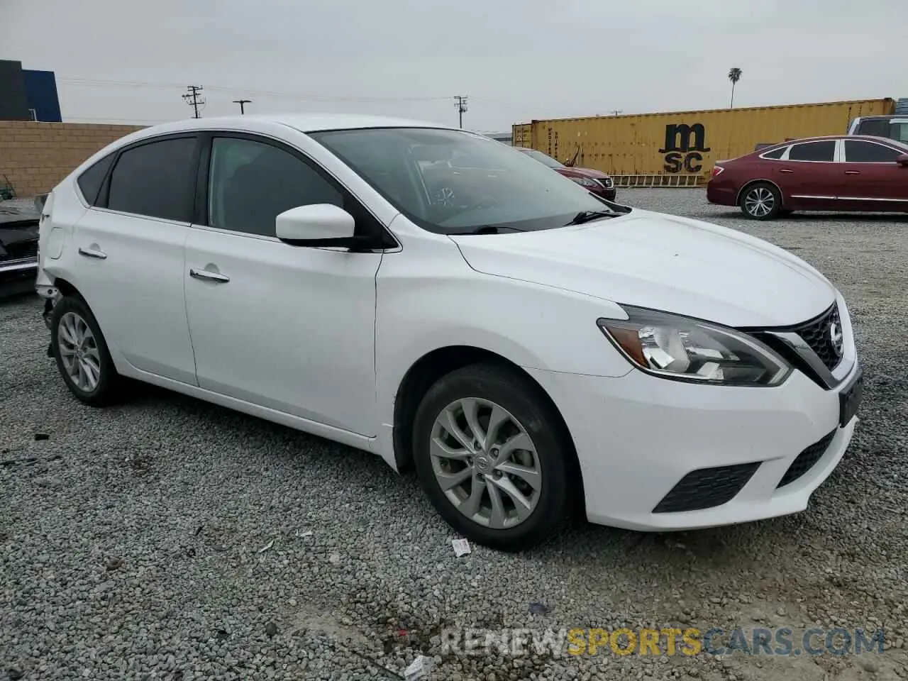 4 Photograph of a damaged car 3N1AB7AP9KY404722 NISSAN SENTRA 2019
