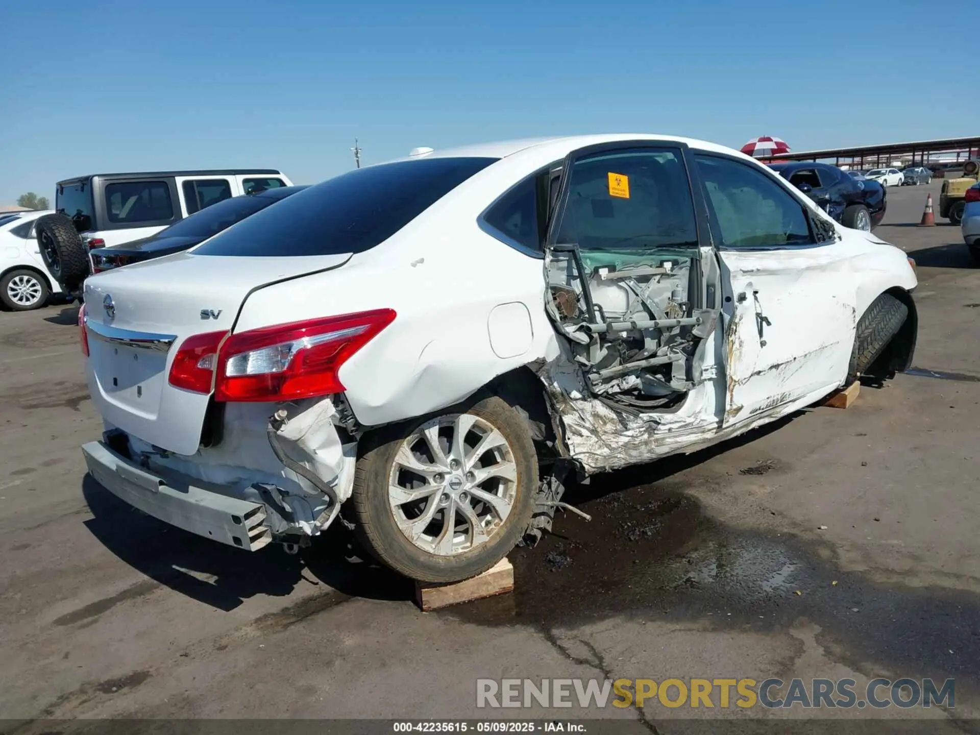 4 Photograph of a damaged car 3N1AB7AP9KY405269 NISSAN SENTRA 2019