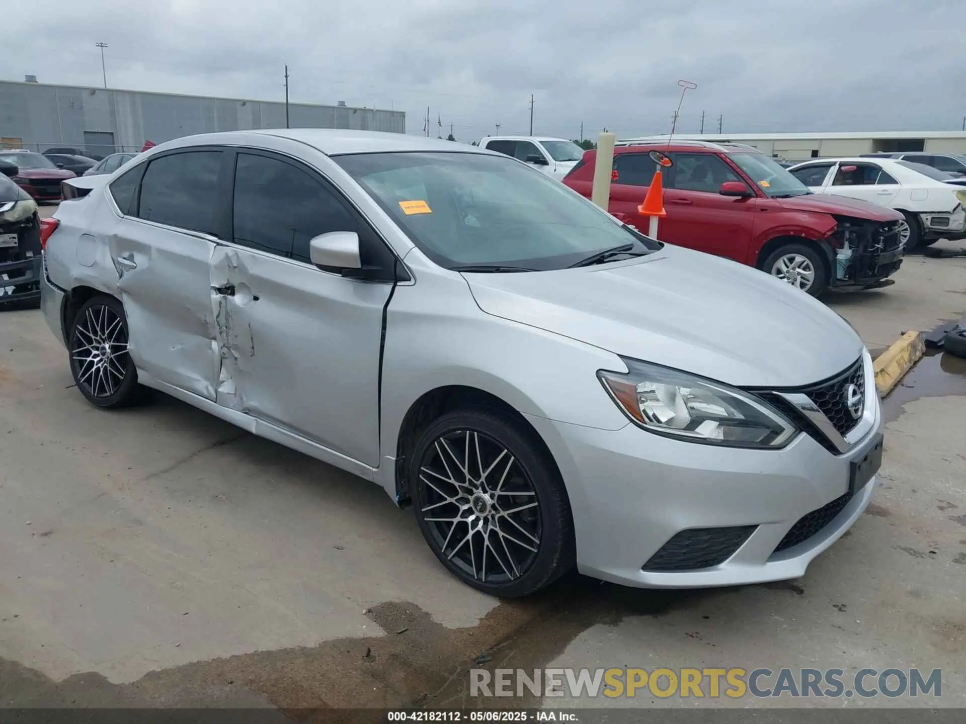 1 Photograph of a damaged car 3N1AB7AP9KY406812 NISSAN SENTRA 2019