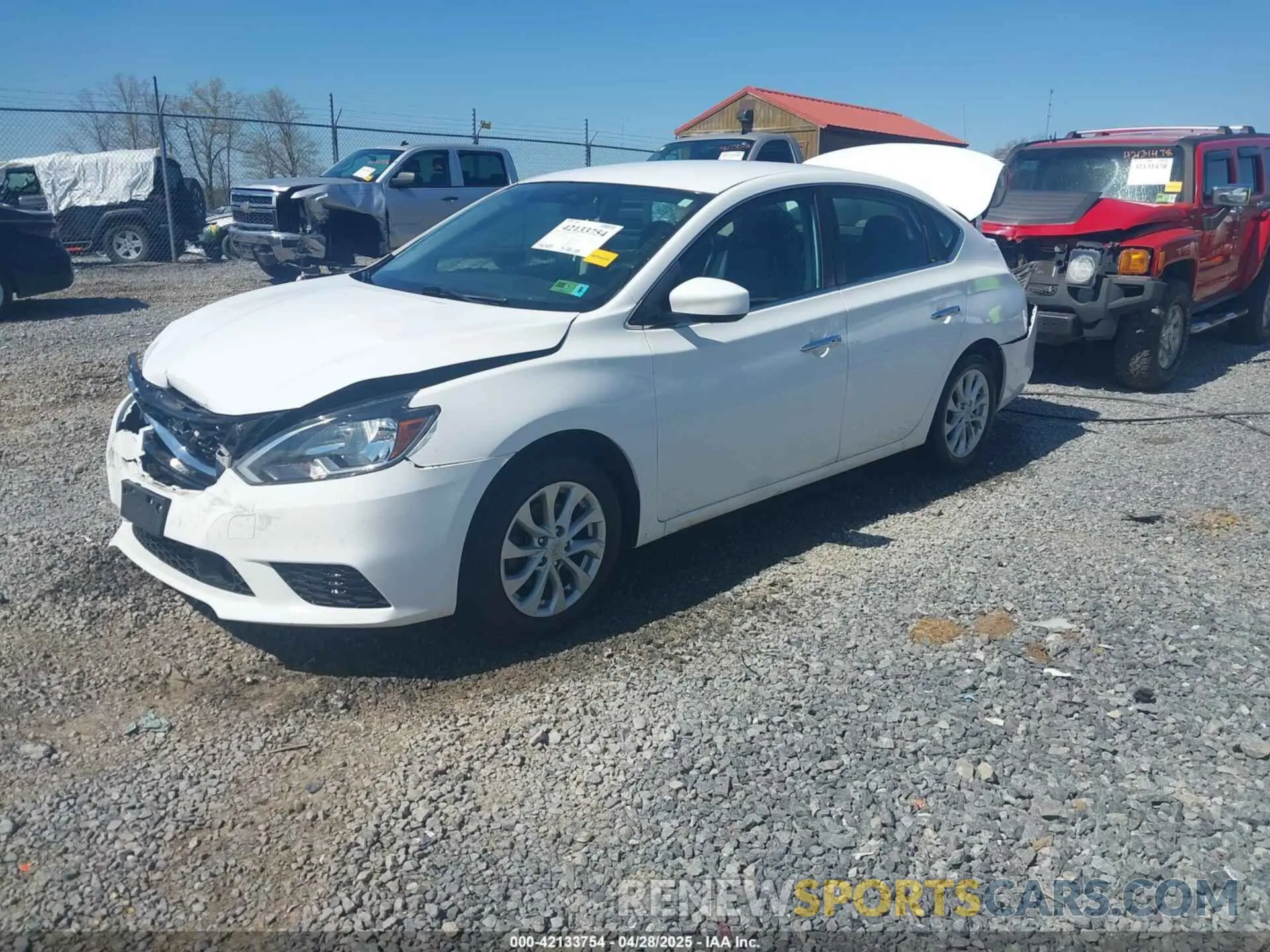 2 Photograph of a damaged car 3N1AB7AP9KY407720 NISSAN SENTRA 2019
