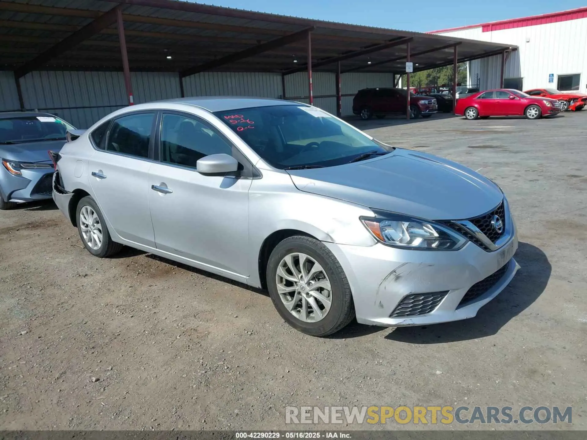 1 Photograph of a damaged car 3N1AB7AP9KY407779 NISSAN SENTRA 2019