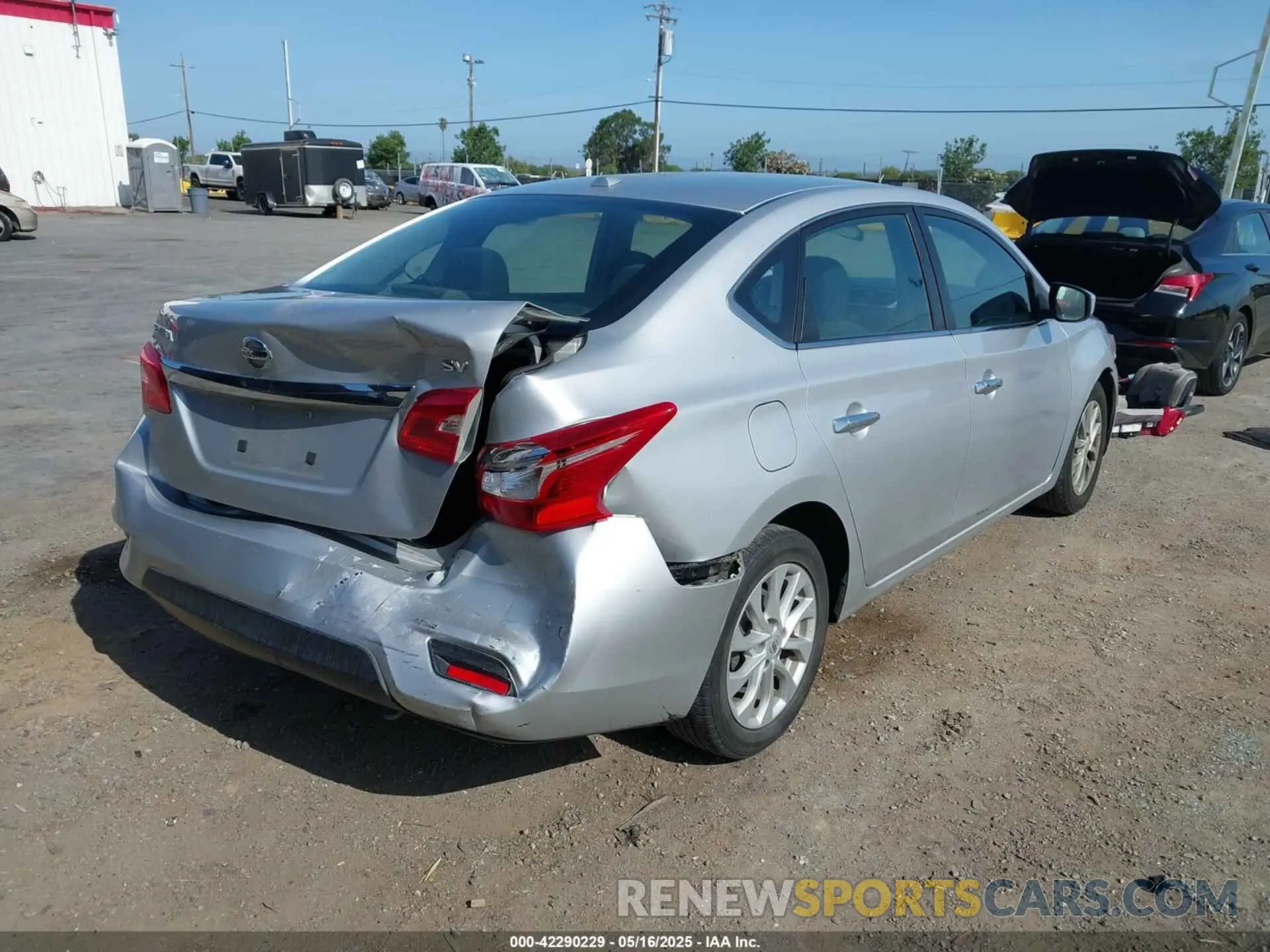 4 Photograph of a damaged car 3N1AB7AP9KY407779 NISSAN SENTRA 2019