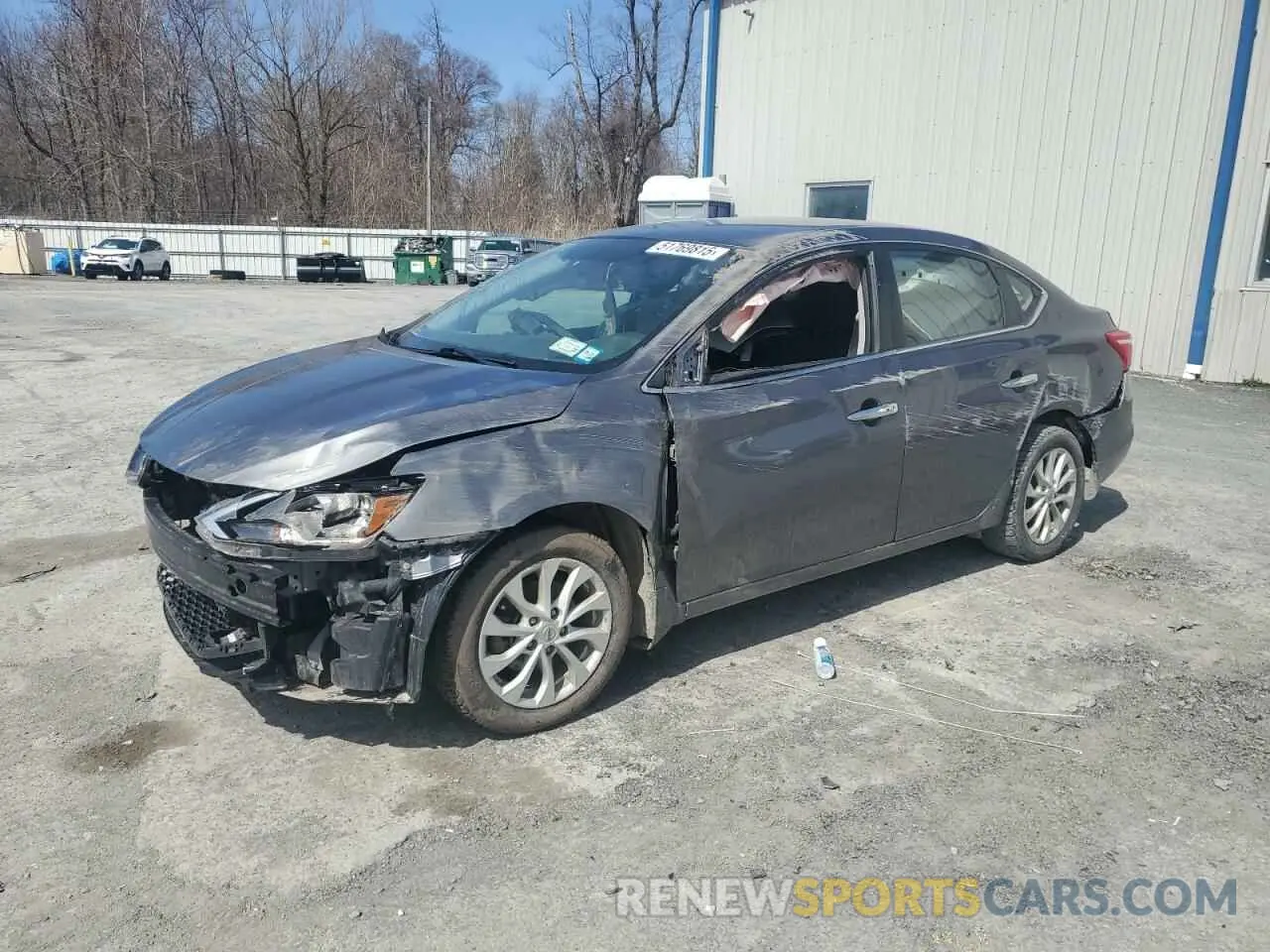1 Photograph of a damaged car 3N1AB7AP9KY410410 NISSAN SENTRA 2019
