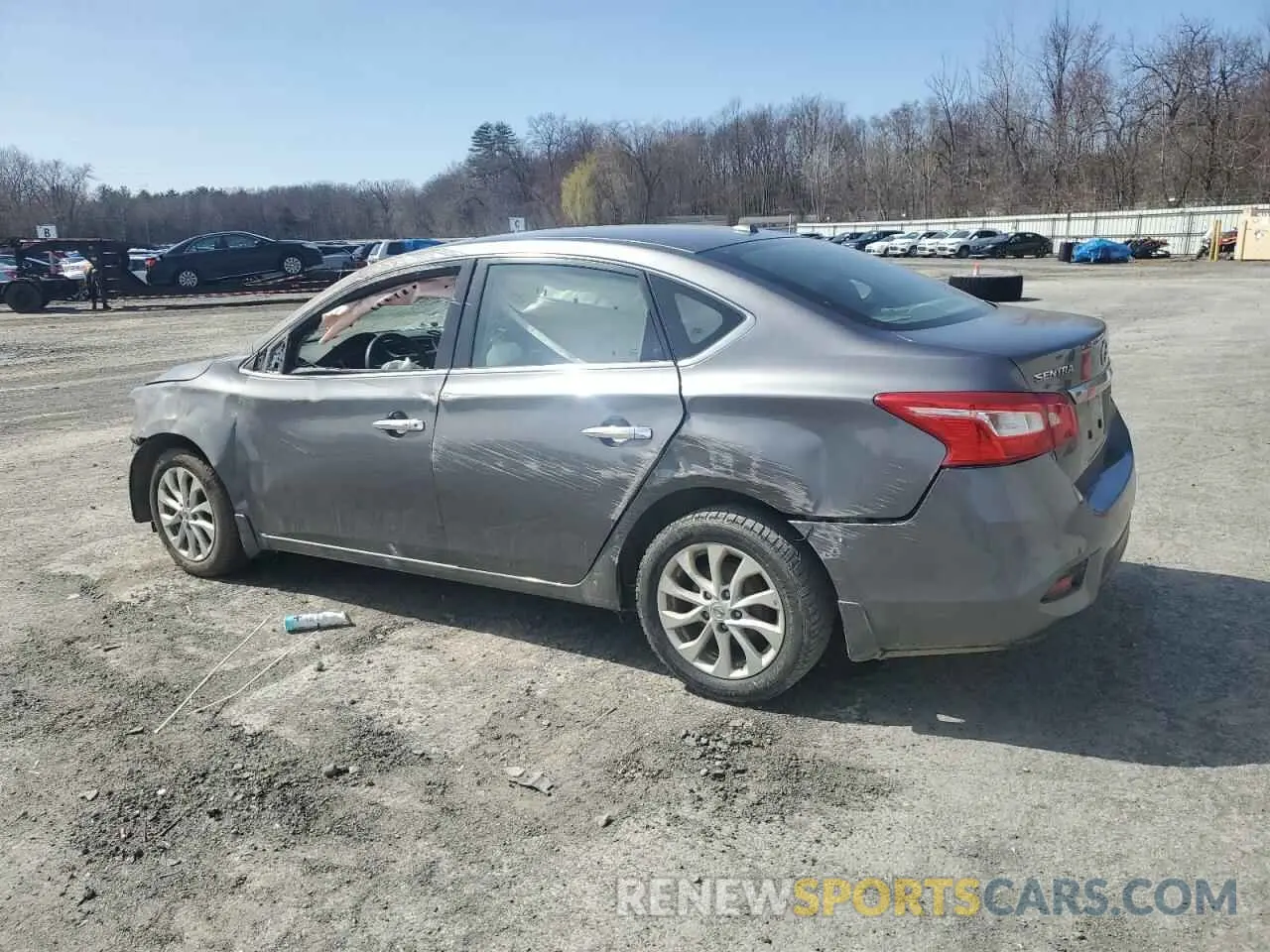 2 Photograph of a damaged car 3N1AB7AP9KY410410 NISSAN SENTRA 2019
