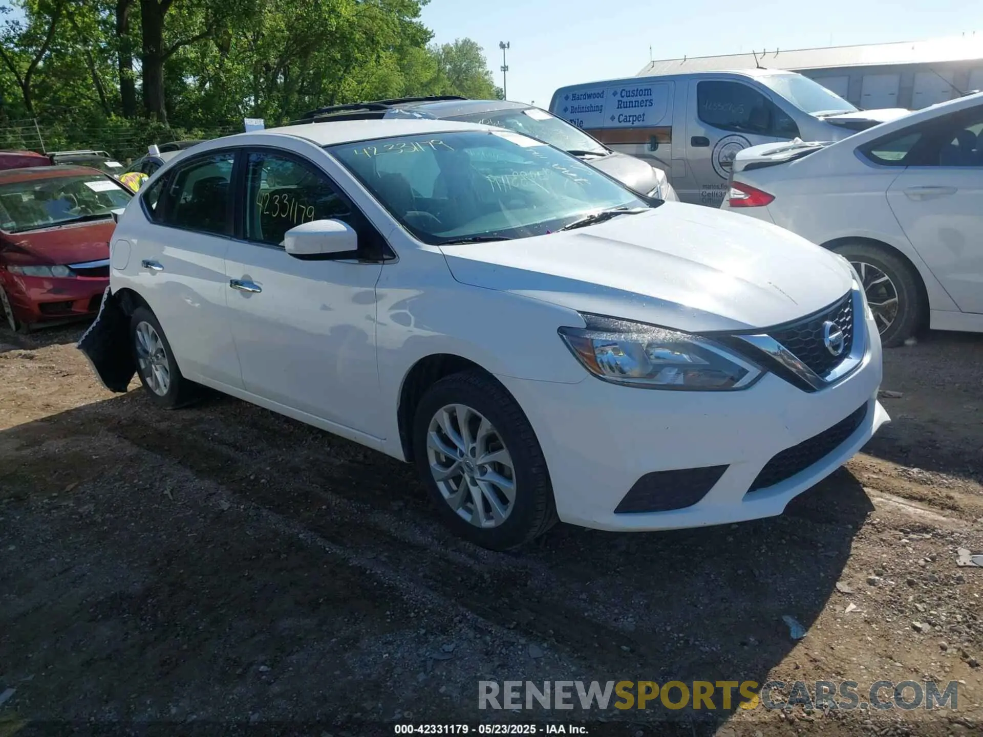 1 Photograph of a damaged car 3N1AB7AP9KY420452 NISSAN SENTRA 2019