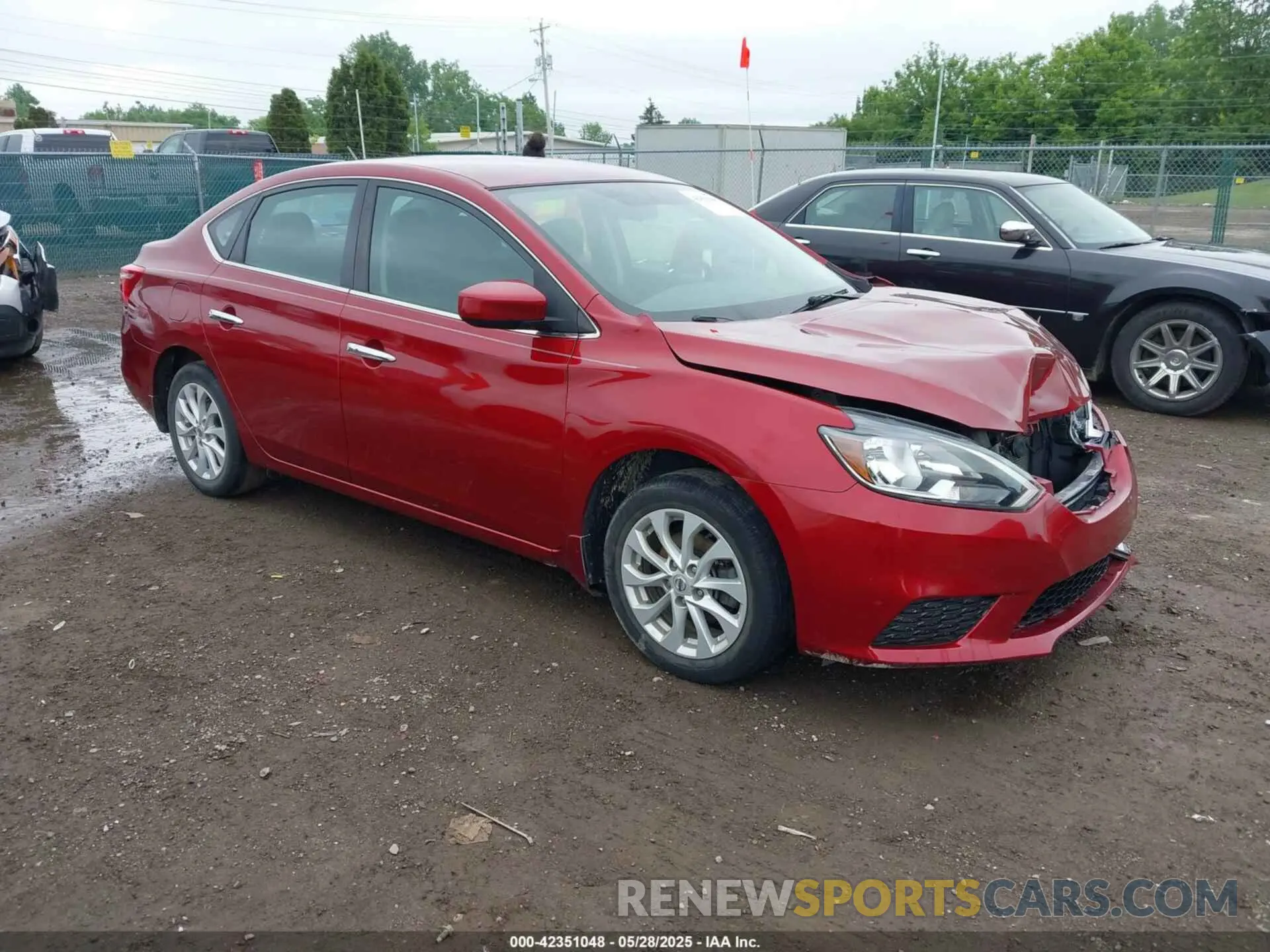1 Photograph of a damaged car 3N1AB7AP9KY422847 NISSAN SENTRA 2019