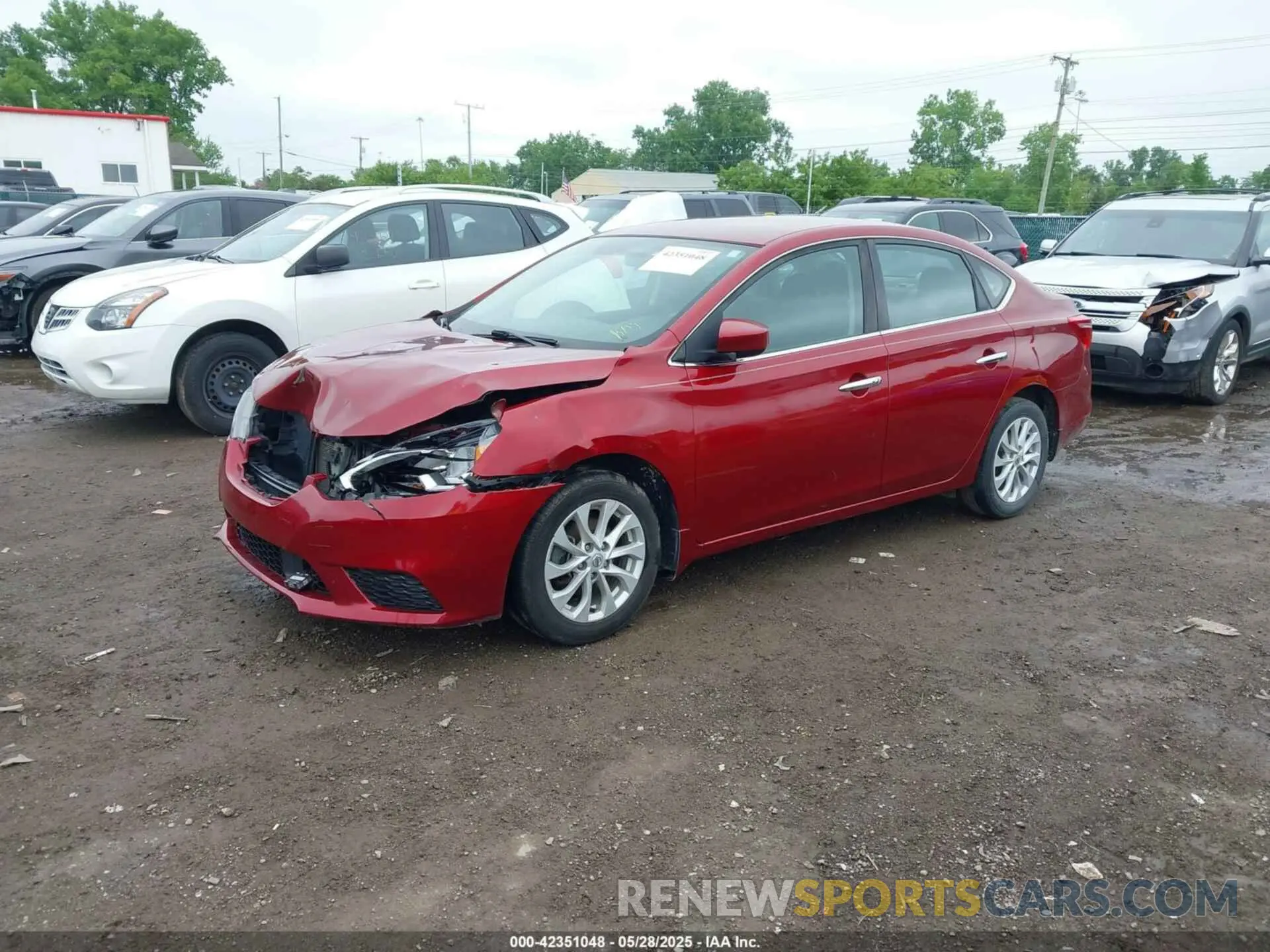 2 Photograph of a damaged car 3N1AB7AP9KY422847 NISSAN SENTRA 2019