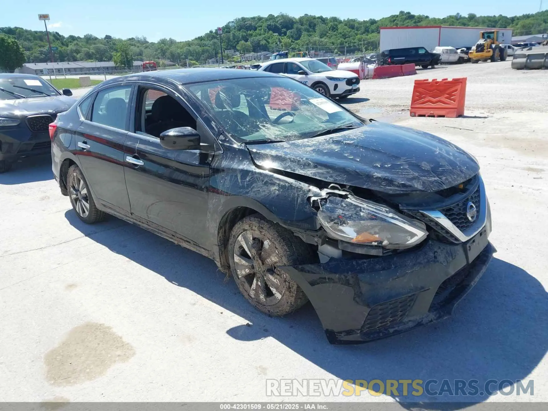 1 Photograph of a damaged car 3N1AB7AP9KY426459 NISSAN SENTRA 2019