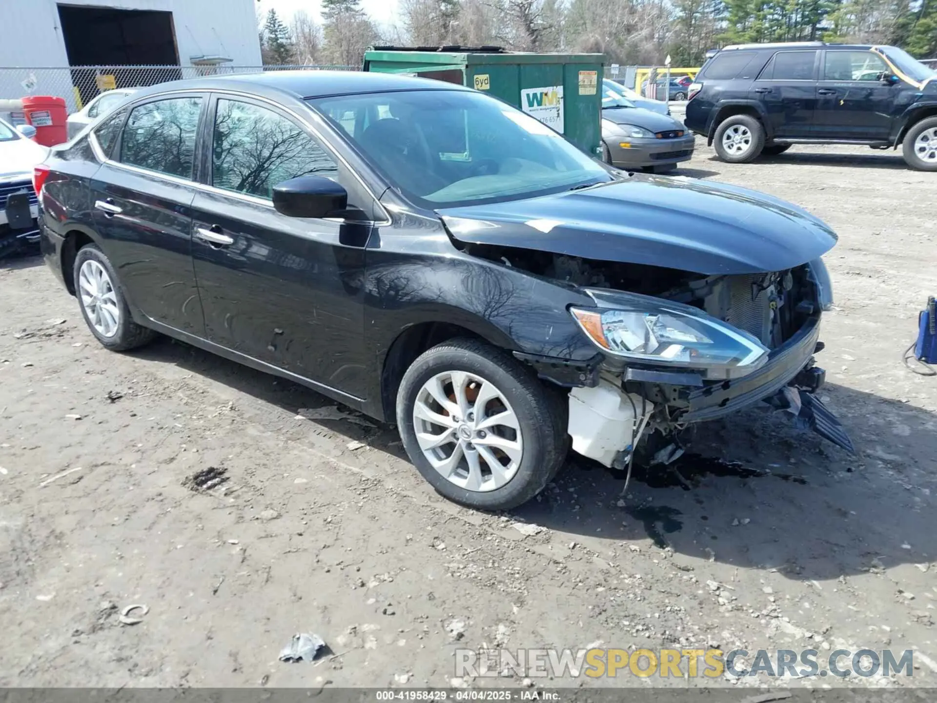 1 Photograph of a damaged car 3N1AB7AP9KY427465 NISSAN SENTRA 2019