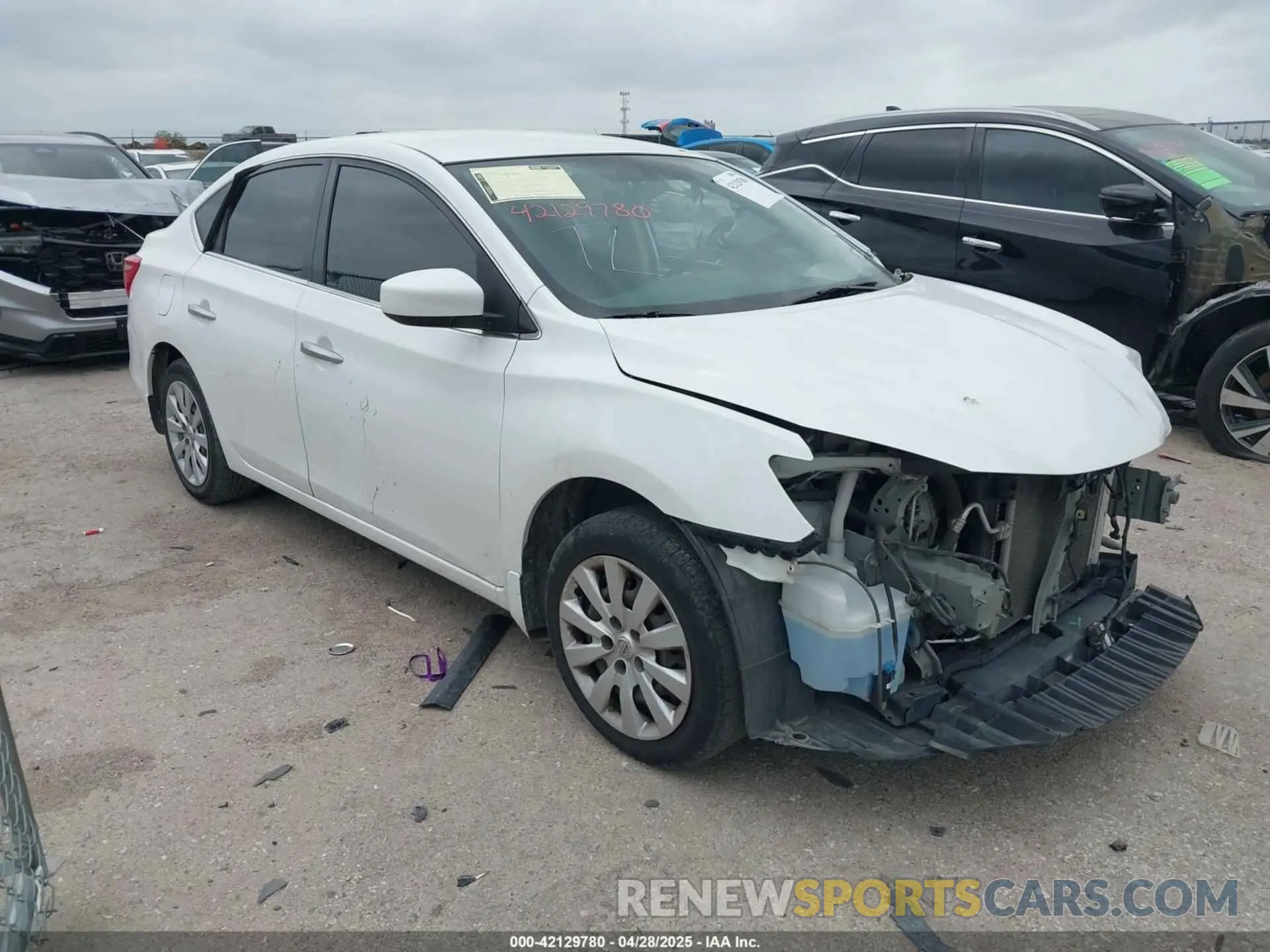 1 Photograph of a damaged car 3N1AB7AP9KY434013 NISSAN SENTRA 2019