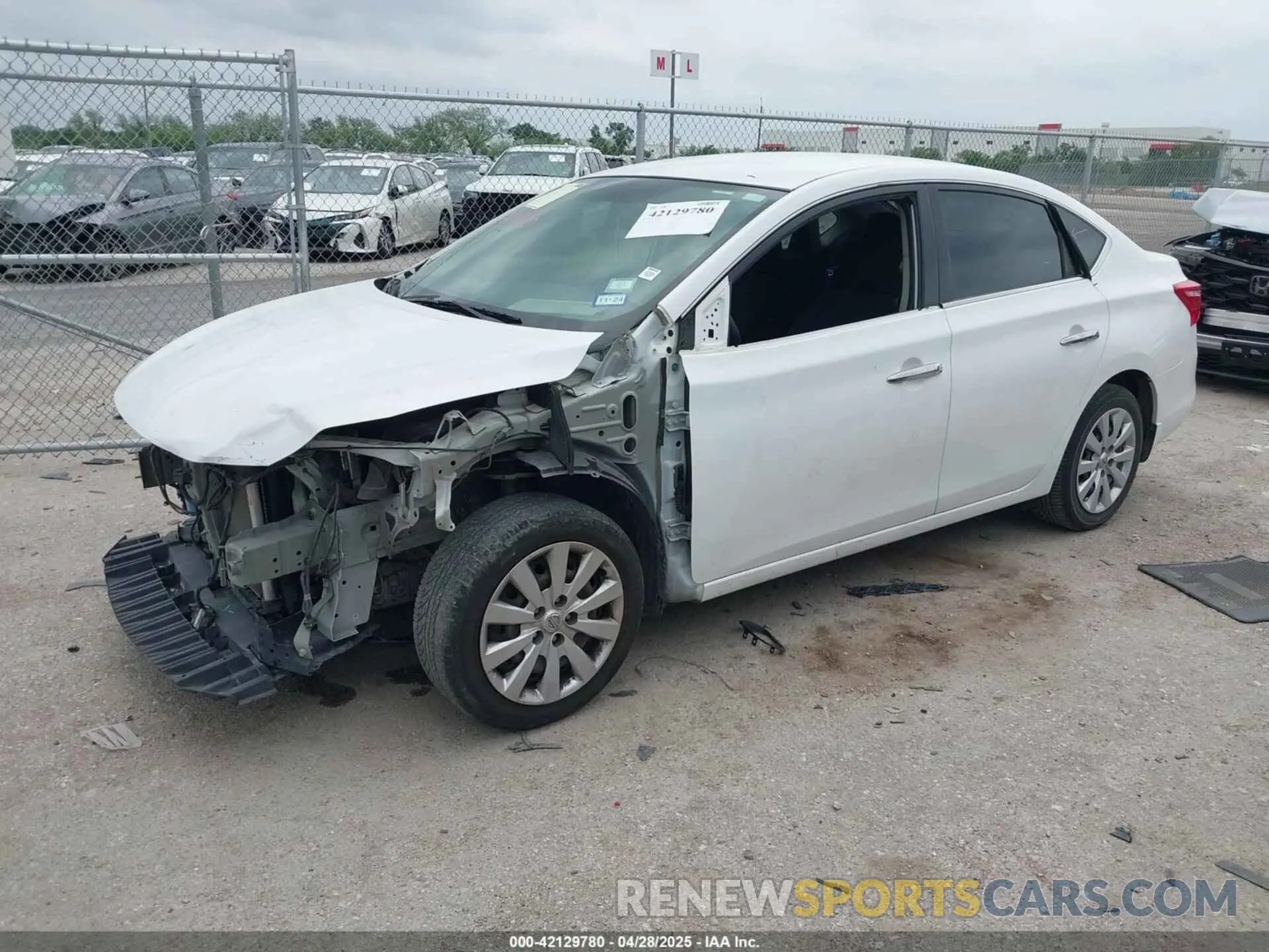 2 Photograph of a damaged car 3N1AB7AP9KY434013 NISSAN SENTRA 2019