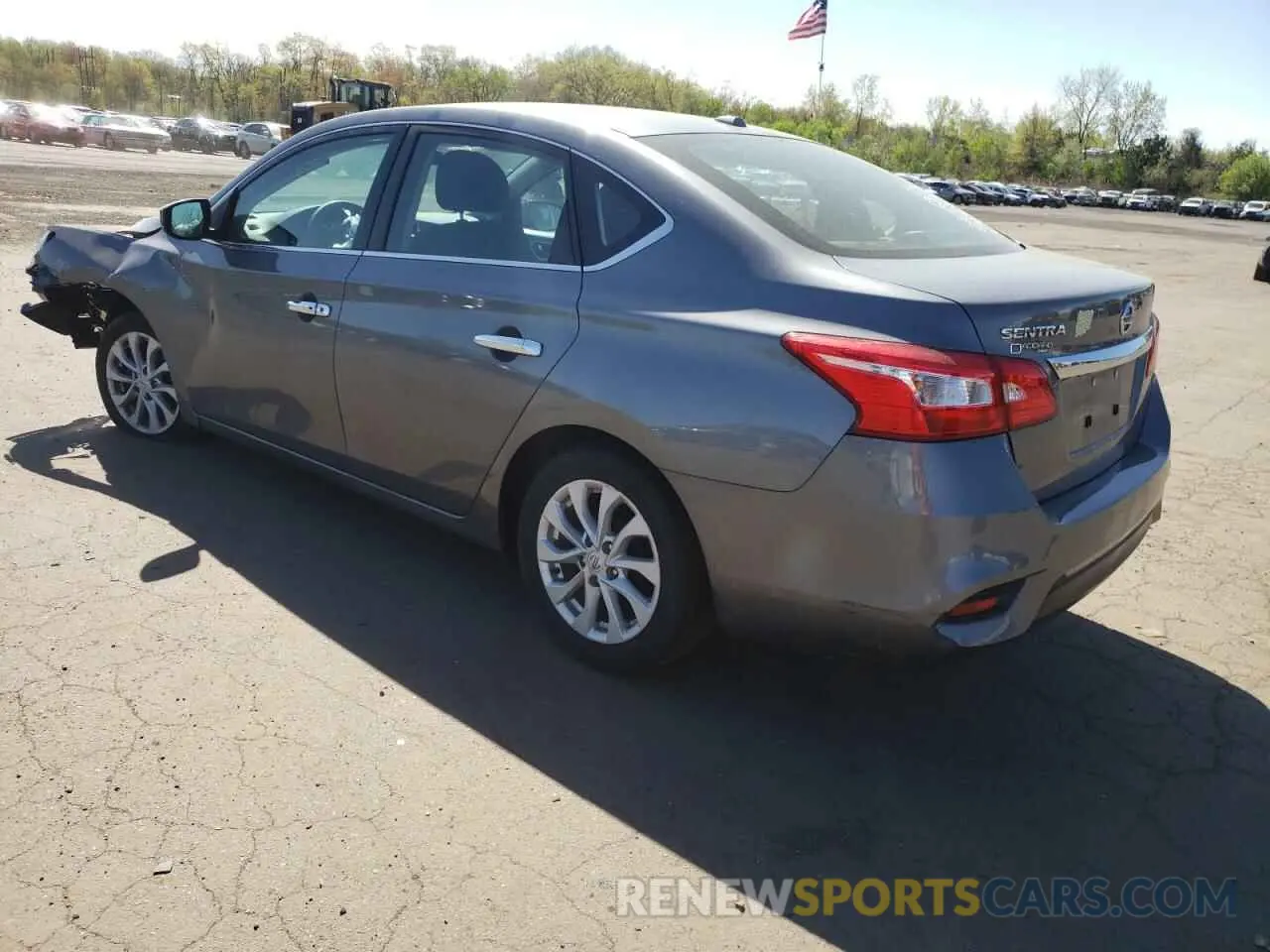 2 Photograph of a damaged car 3N1AB7AP9KY442984 NISSAN SENTRA 2019