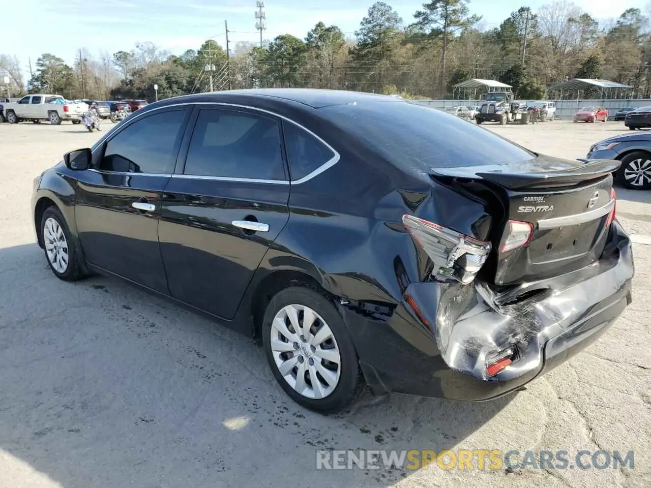 2 Photograph of a damaged car 3N1AB7AP9KY449479 NISSAN SENTRA 2019
