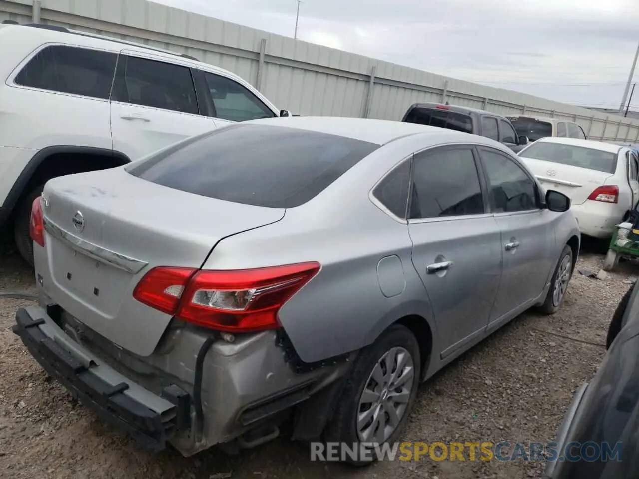 3 Photograph of a damaged car 3N1AB7AP9KY450129 NISSAN SENTRA 2019