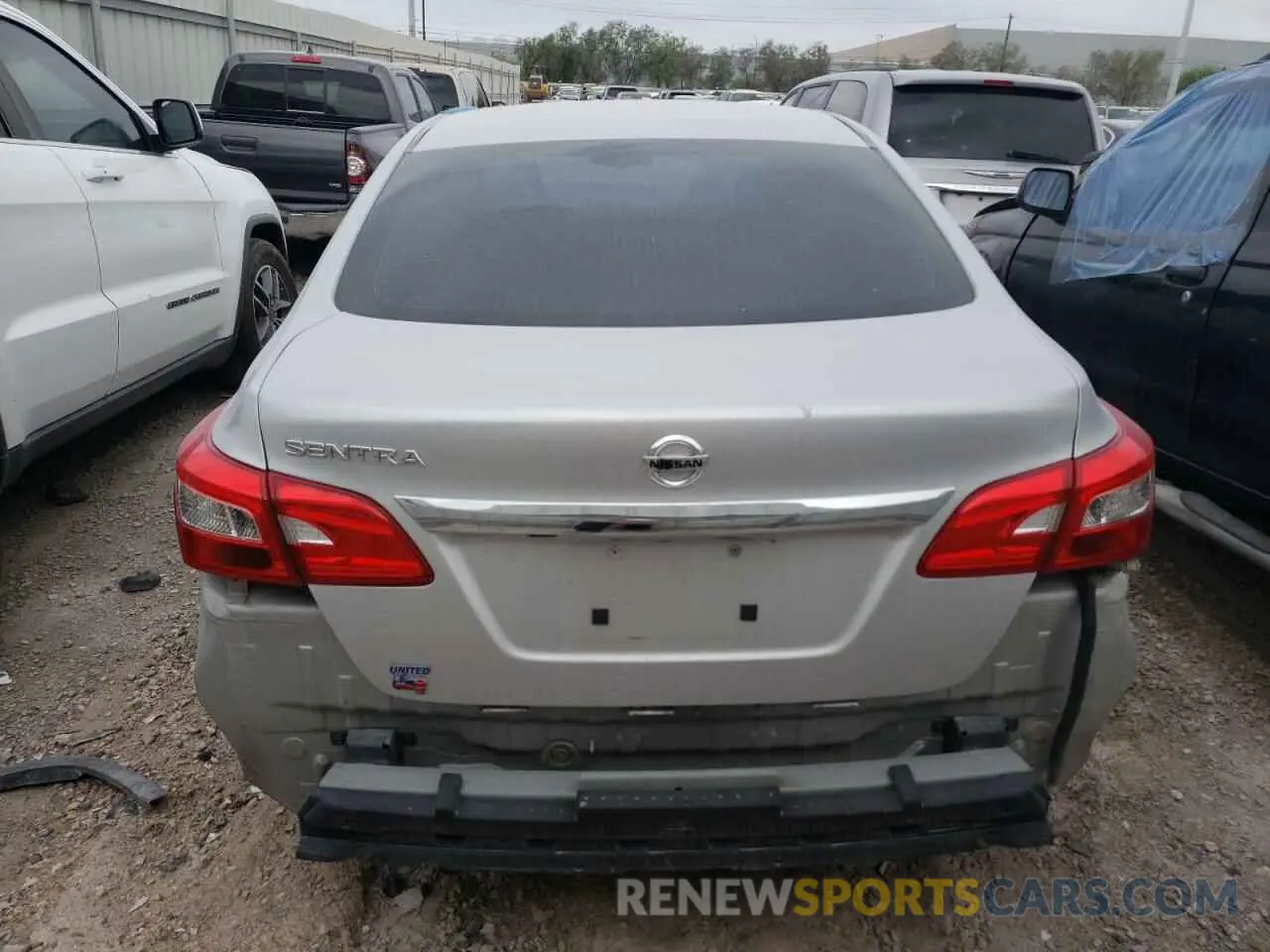 6 Photograph of a damaged car 3N1AB7AP9KY450129 NISSAN SENTRA 2019
