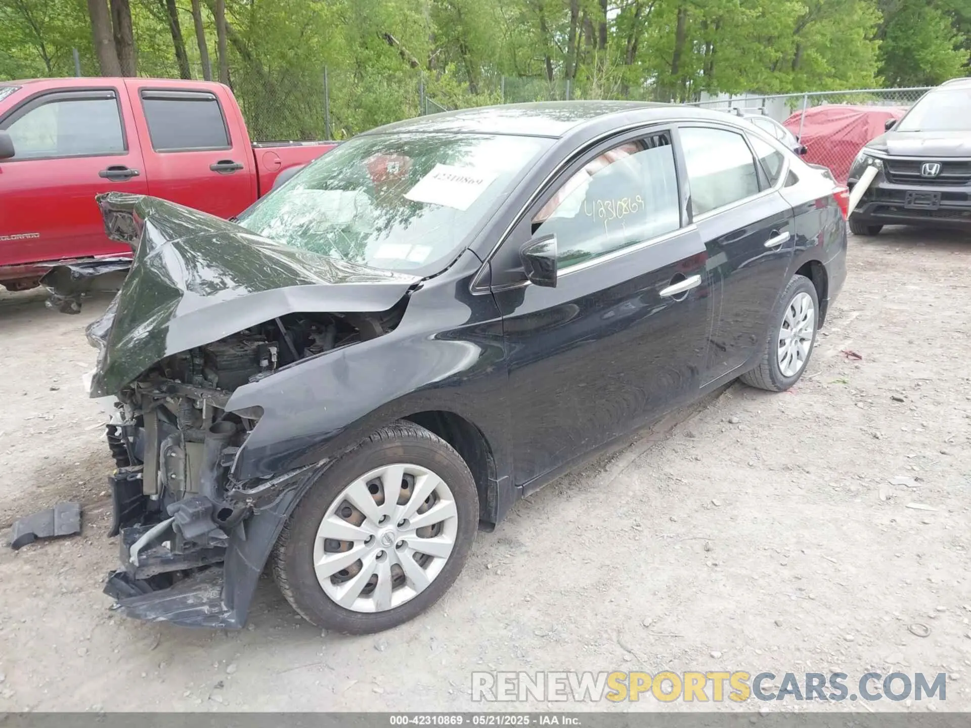 2 Photograph of a damaged car 3N1AB7AP9KY453483 NISSAN SENTRA 2019