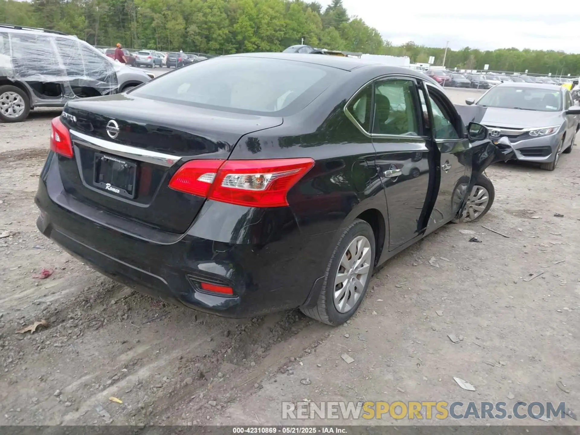 4 Photograph of a damaged car 3N1AB7AP9KY453483 NISSAN SENTRA 2019