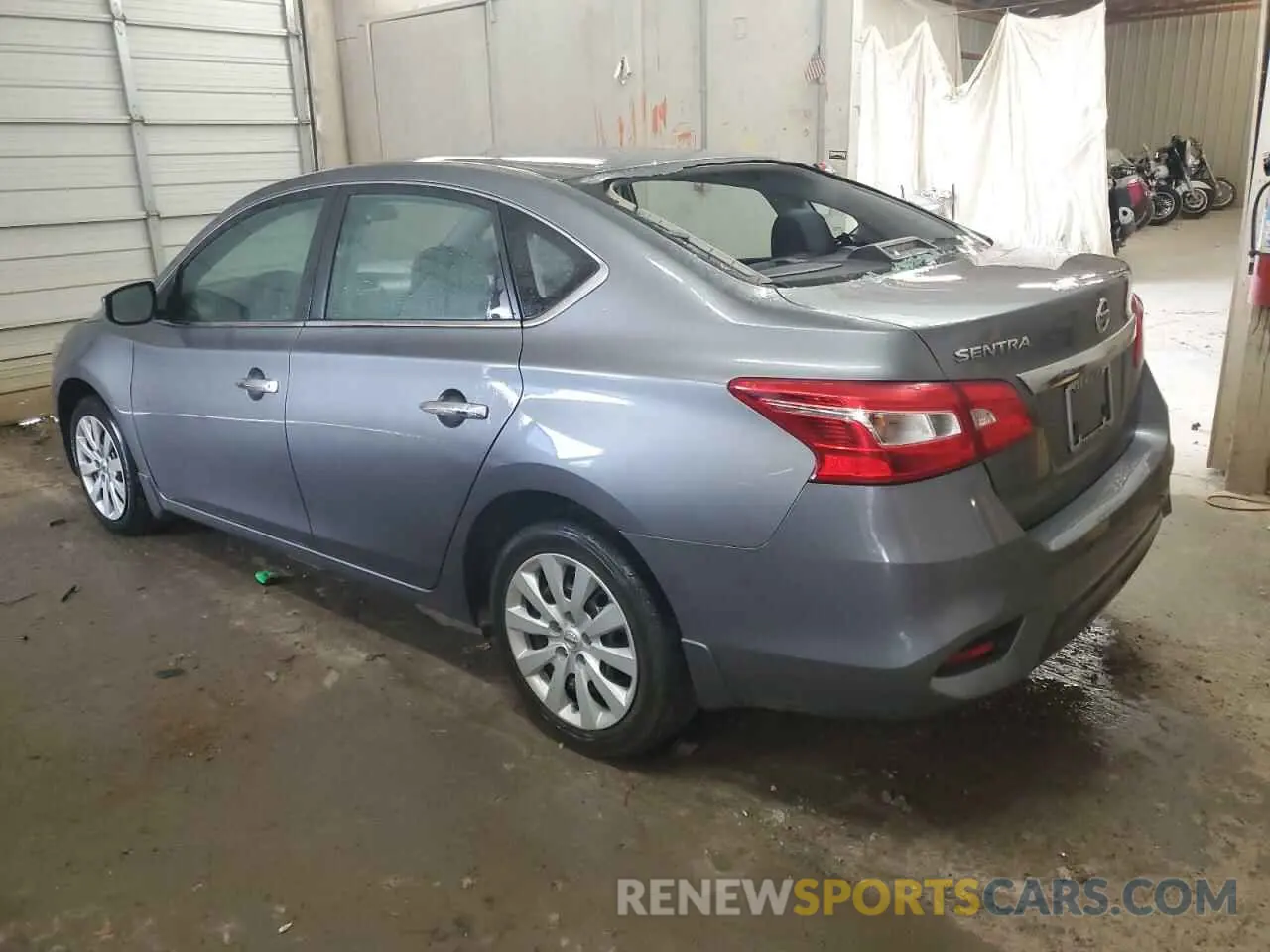 2 Photograph of a damaged car 3N1AB7AP9KY456870 NISSAN SENTRA 2019