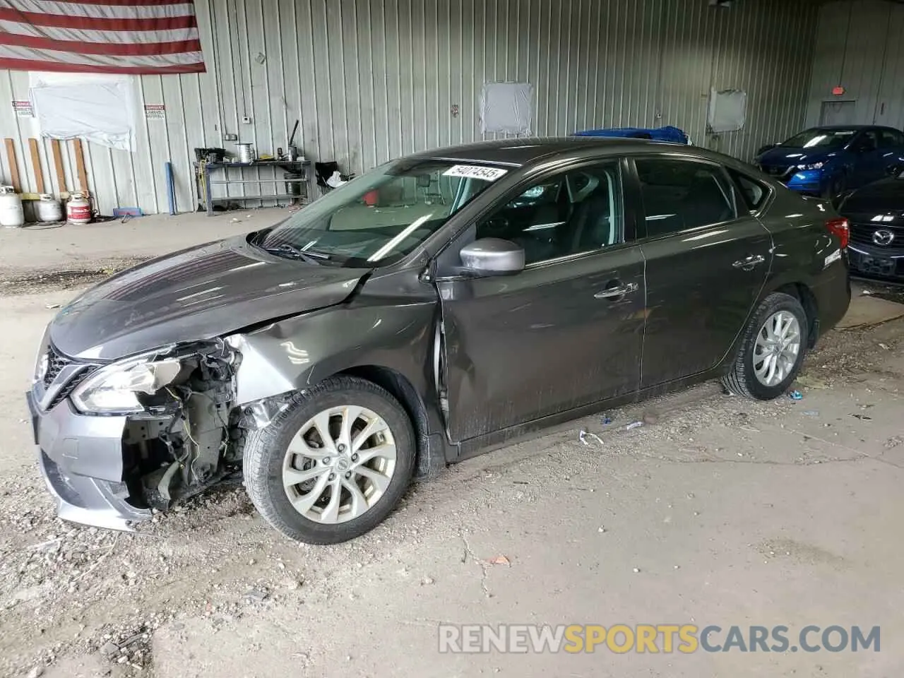 1 Photograph of a damaged car 3N1AB7AP9KY457680 NISSAN SENTRA 2019