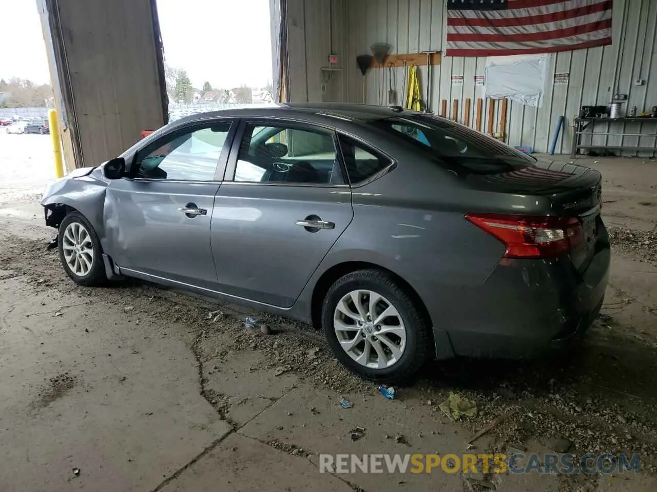 2 Photograph of a damaged car 3N1AB7AP9KY457680 NISSAN SENTRA 2019