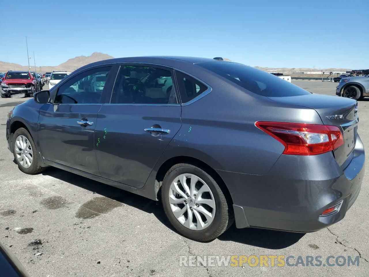 2 Photograph of a damaged car 3N1AB7APXKL603730 NISSAN SENTRA 2019