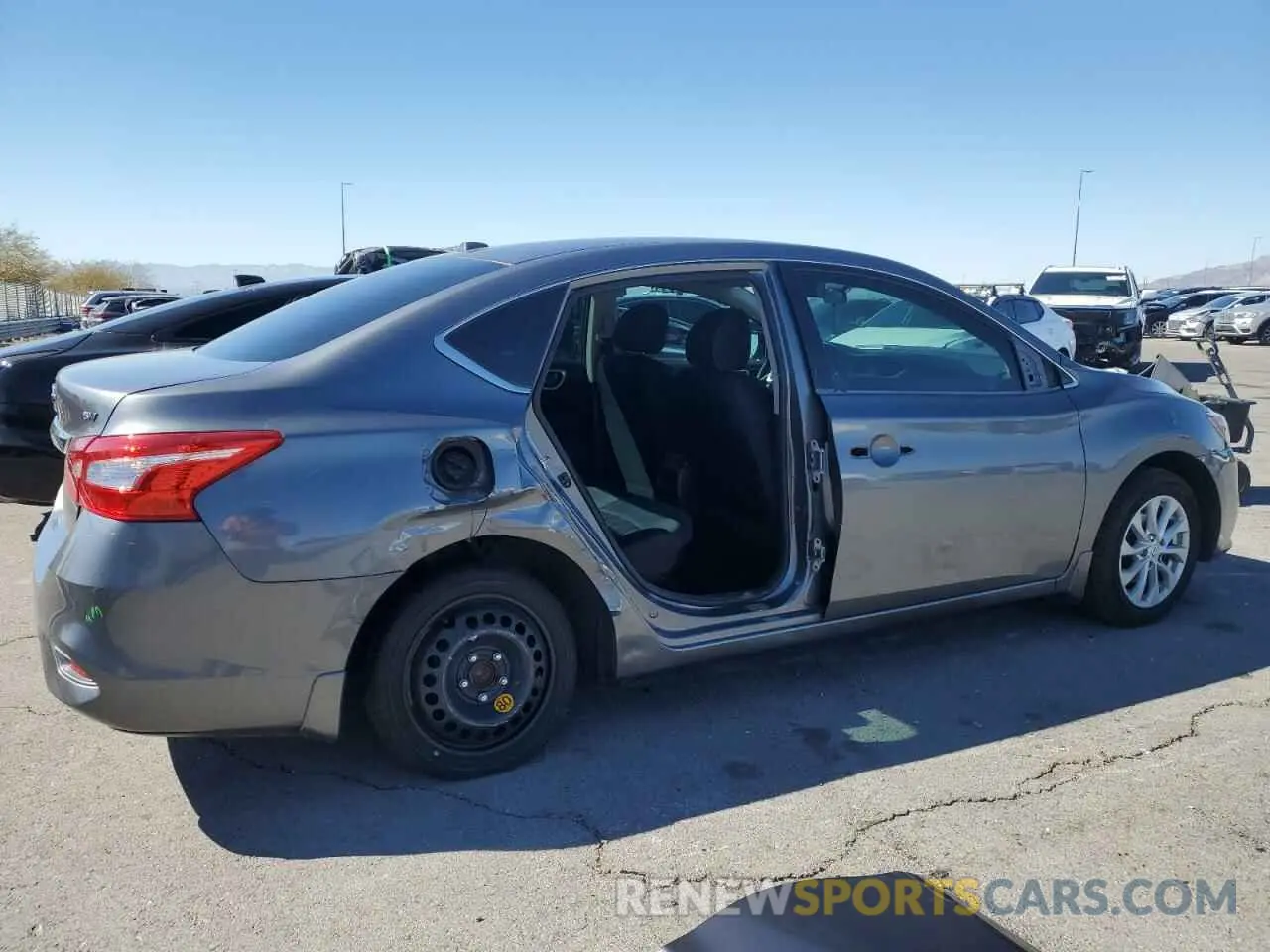 3 Photograph of a damaged car 3N1AB7APXKL603730 NISSAN SENTRA 2019