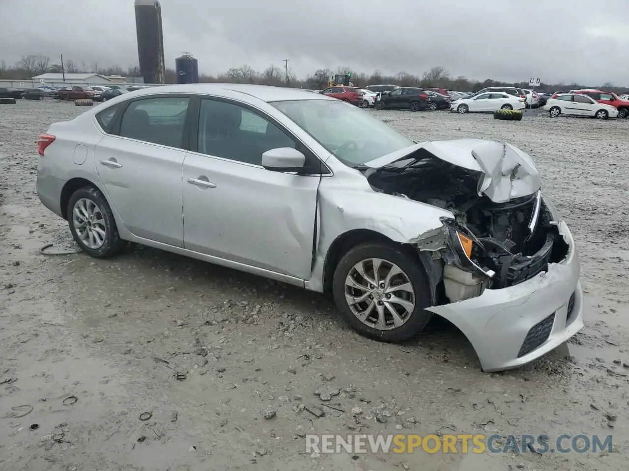 4 Photograph of a damaged car 3N1AB7APXKL611164 NISSAN SENTRA 2019