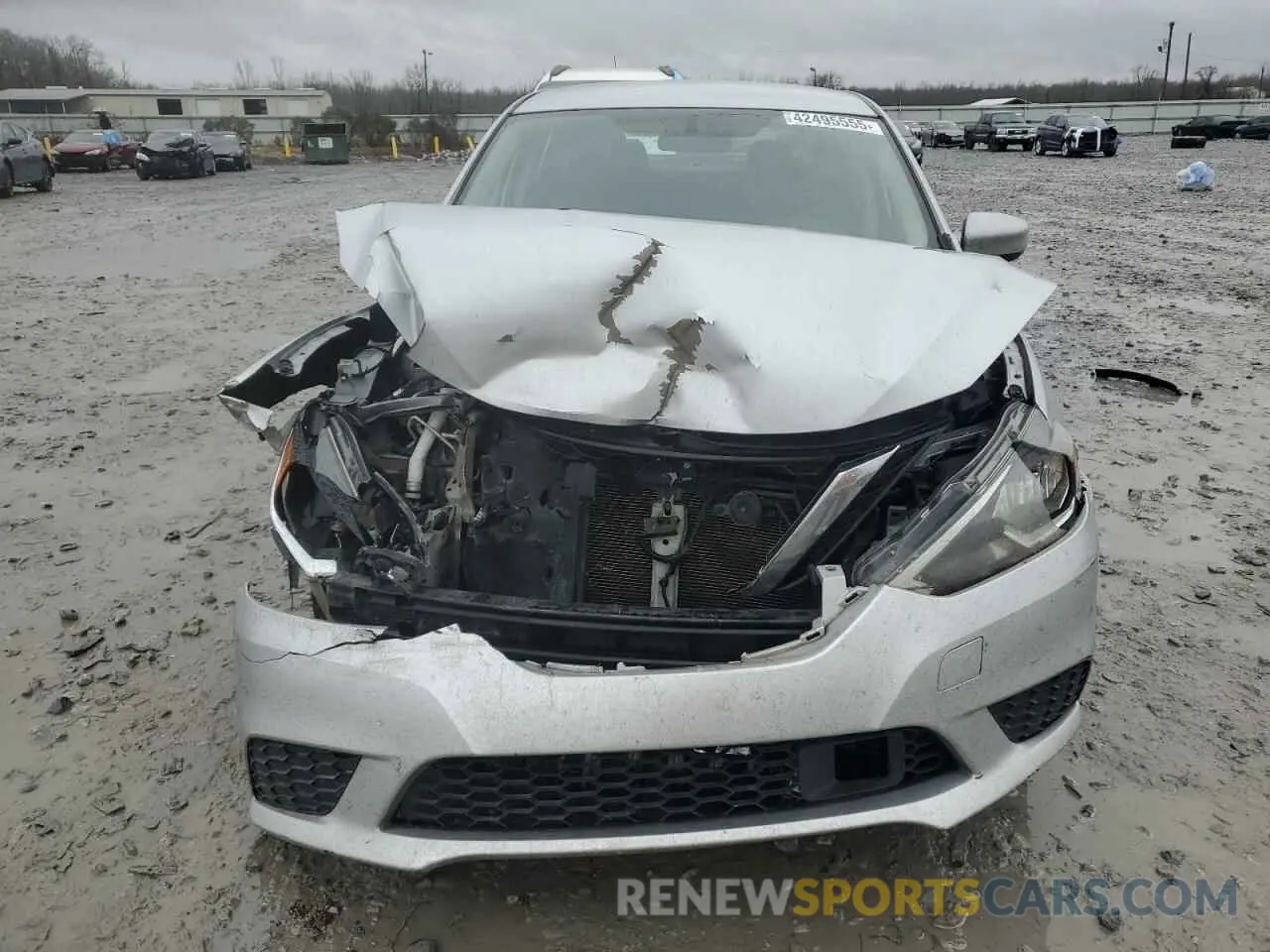 5 Photograph of a damaged car 3N1AB7APXKL611164 NISSAN SENTRA 2019