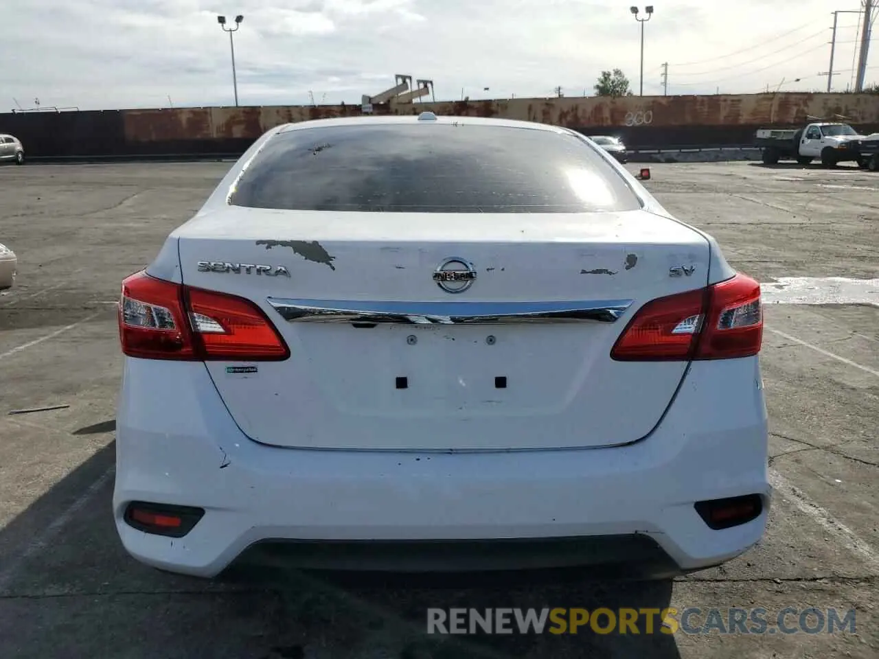6 Photograph of a damaged car 3N1AB7APXKL612654 NISSAN SENTRA 2019
