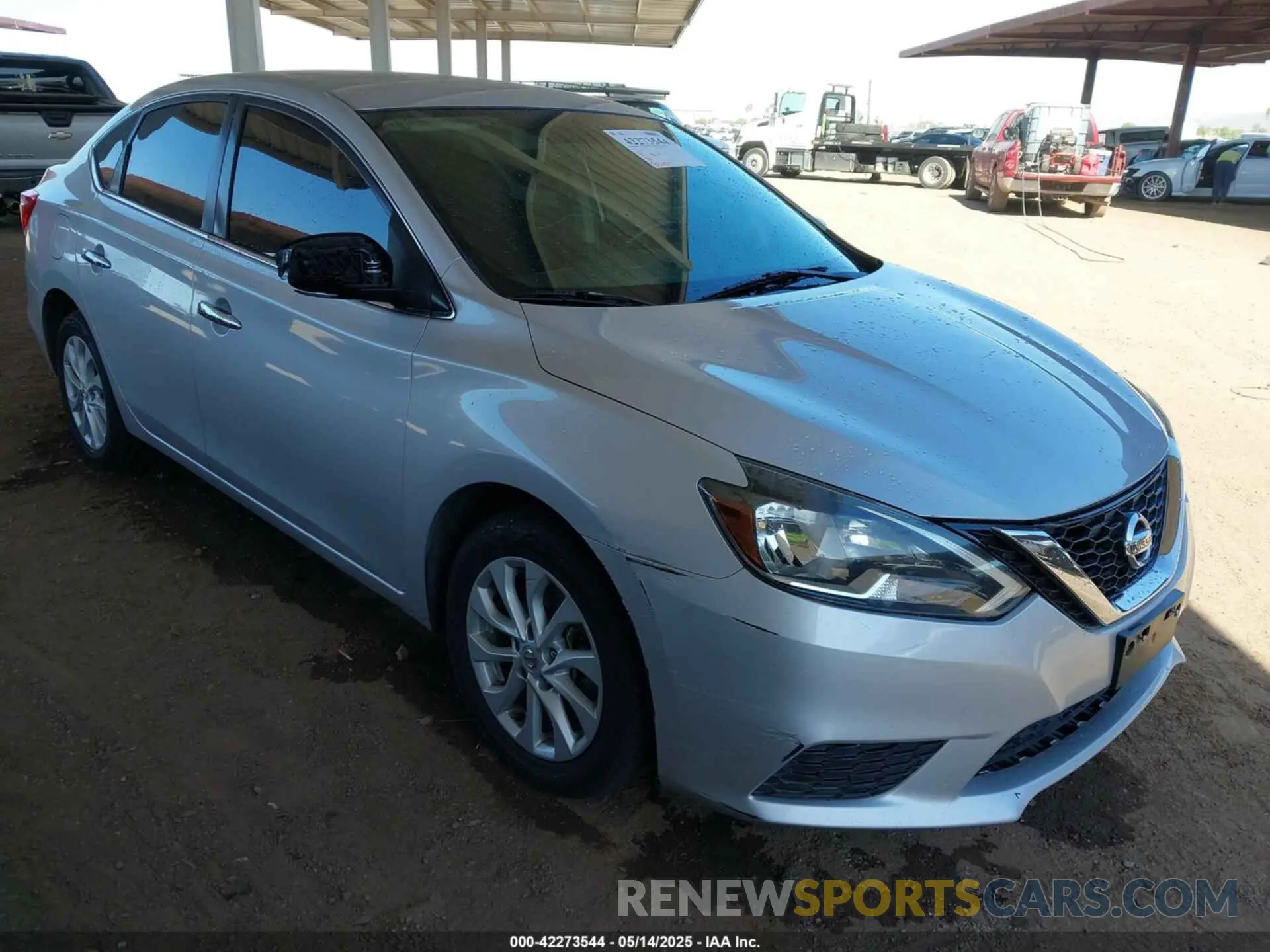 1 Photograph of a damaged car 3N1AB7APXKL621919 NISSAN SENTRA 2019