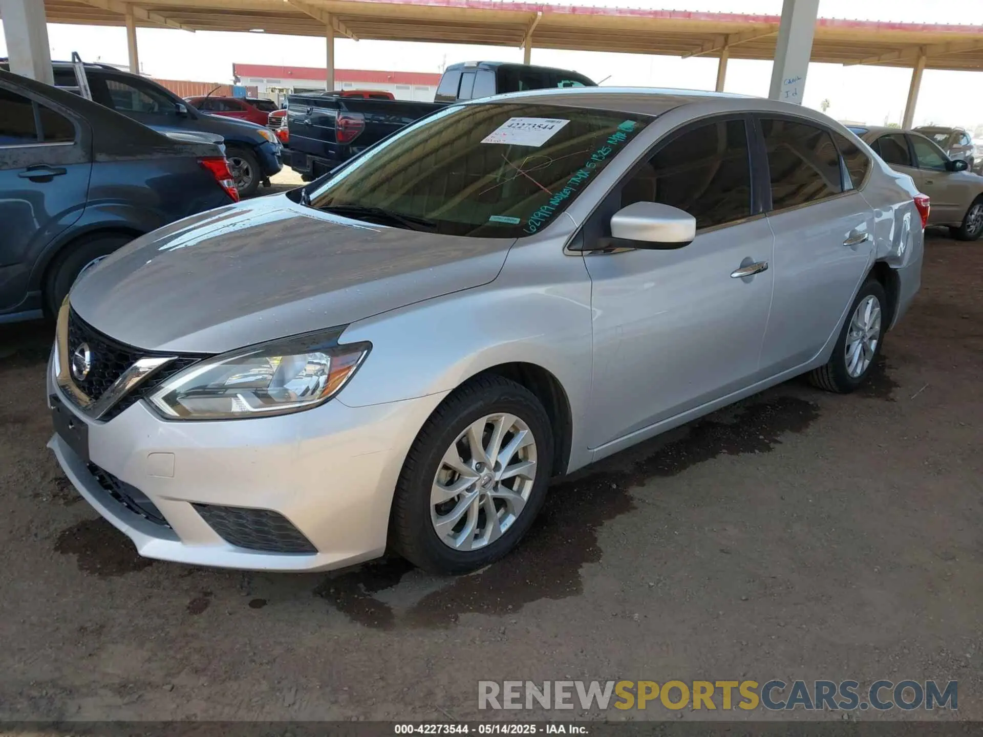 2 Photograph of a damaged car 3N1AB7APXKL621919 NISSAN SENTRA 2019