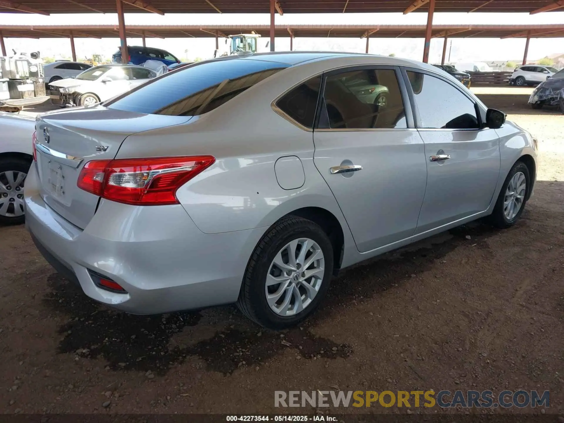 4 Photograph of a damaged car 3N1AB7APXKL621919 NISSAN SENTRA 2019