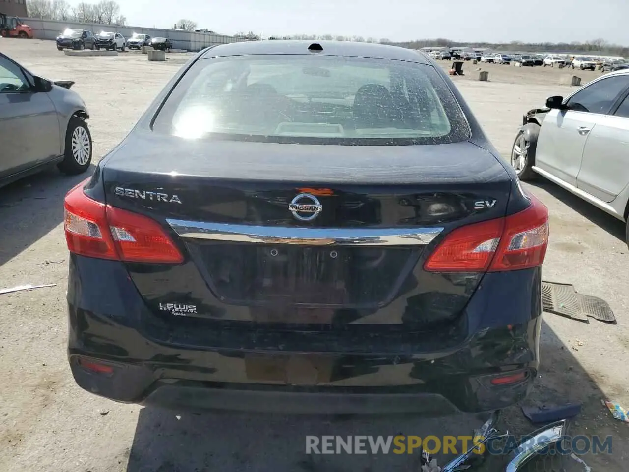 6 Photograph of a damaged car 3N1AB7APXKL625582 NISSAN SENTRA 2019