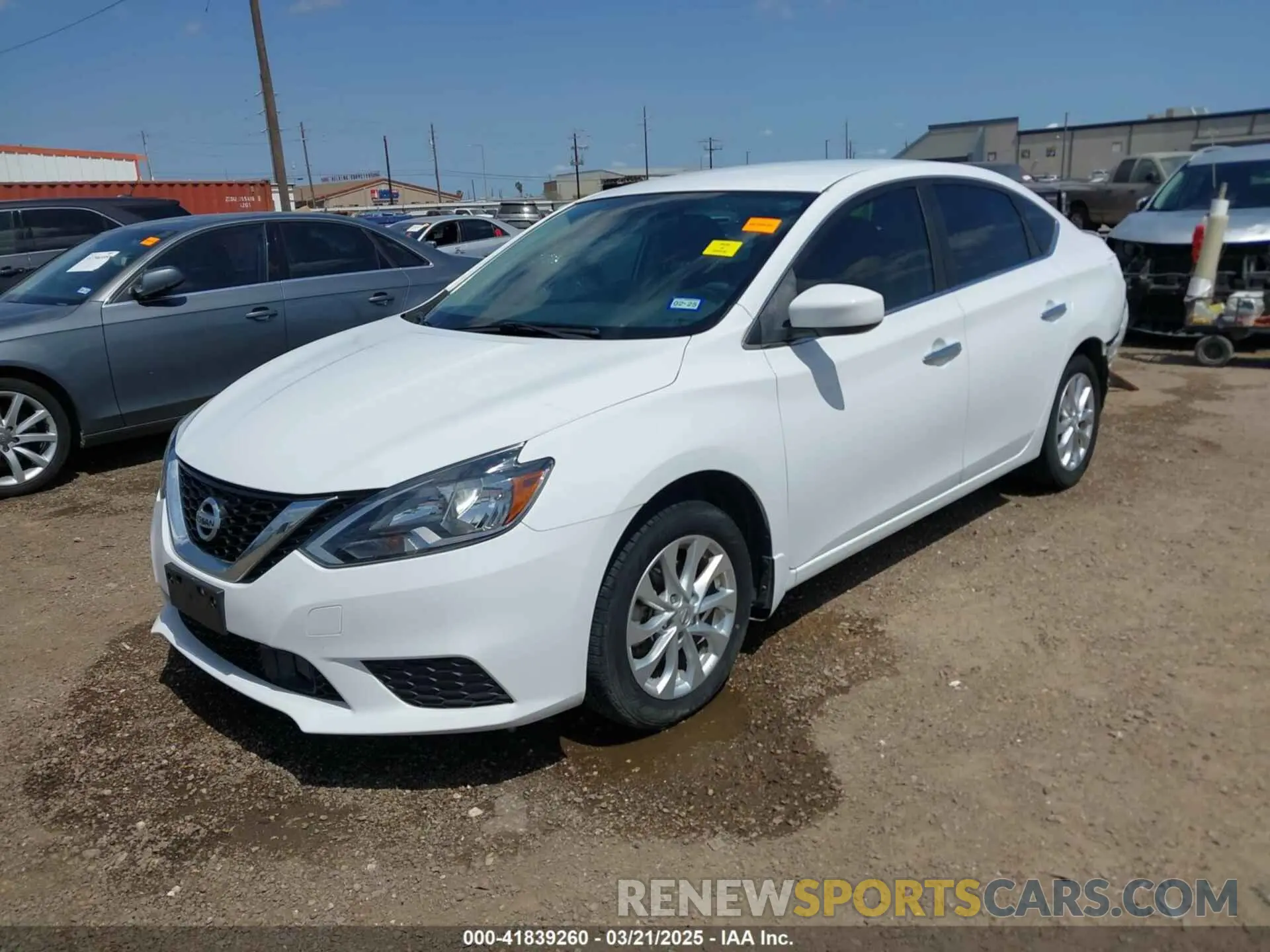 2 Photograph of a damaged car 3N1AB7APXKY212970 NISSAN SENTRA 2019