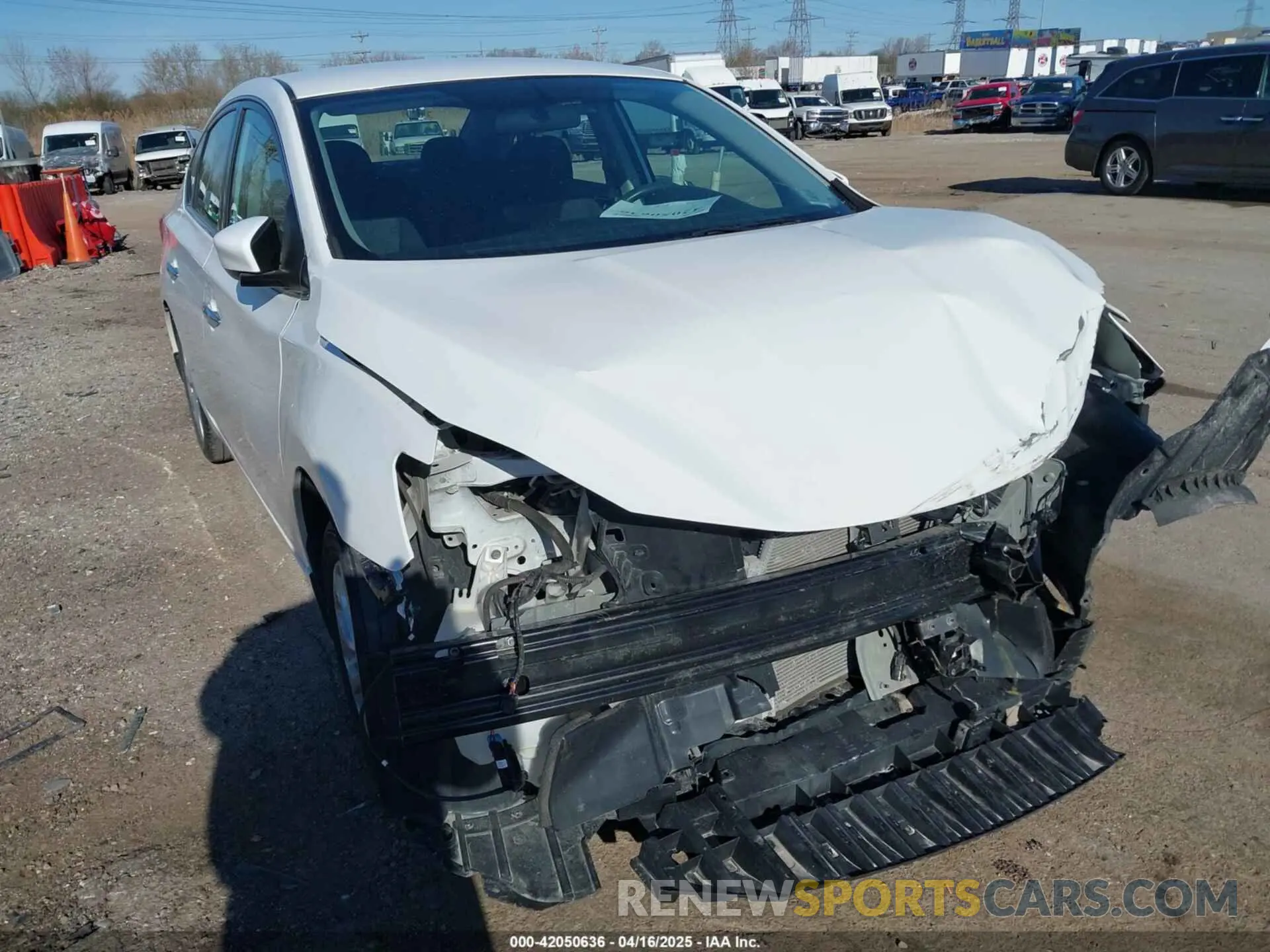 6 Photograph of a damaged car 3N1AB7APXKY216503 NISSAN SENTRA 2019