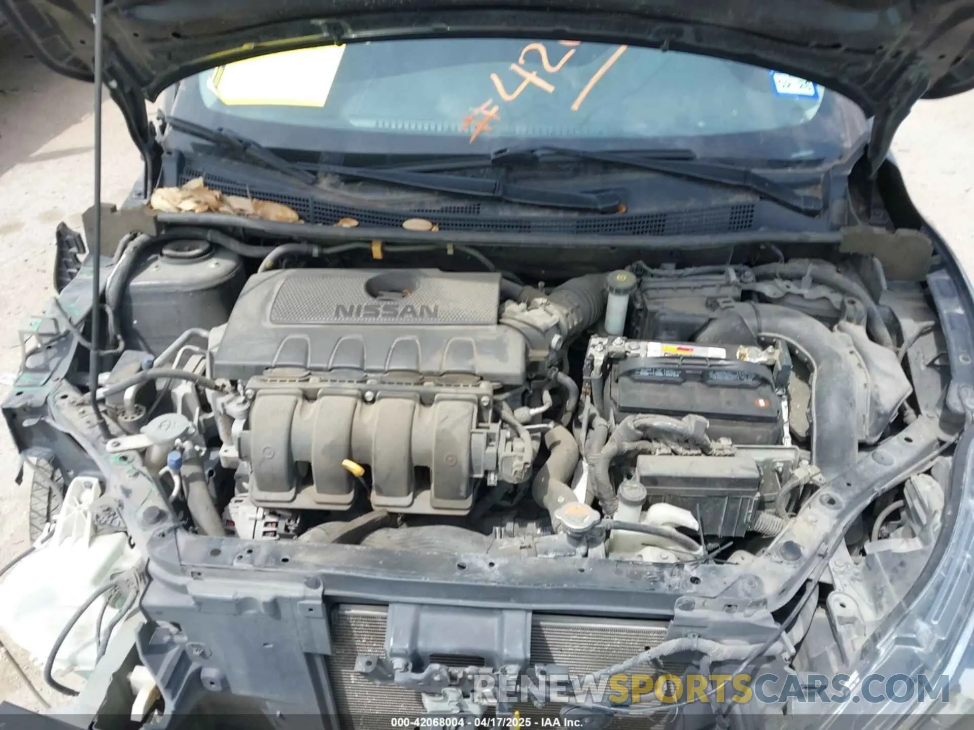 10 Photograph of a damaged car 3N1AB7APXKY217814 NISSAN SENTRA 2019