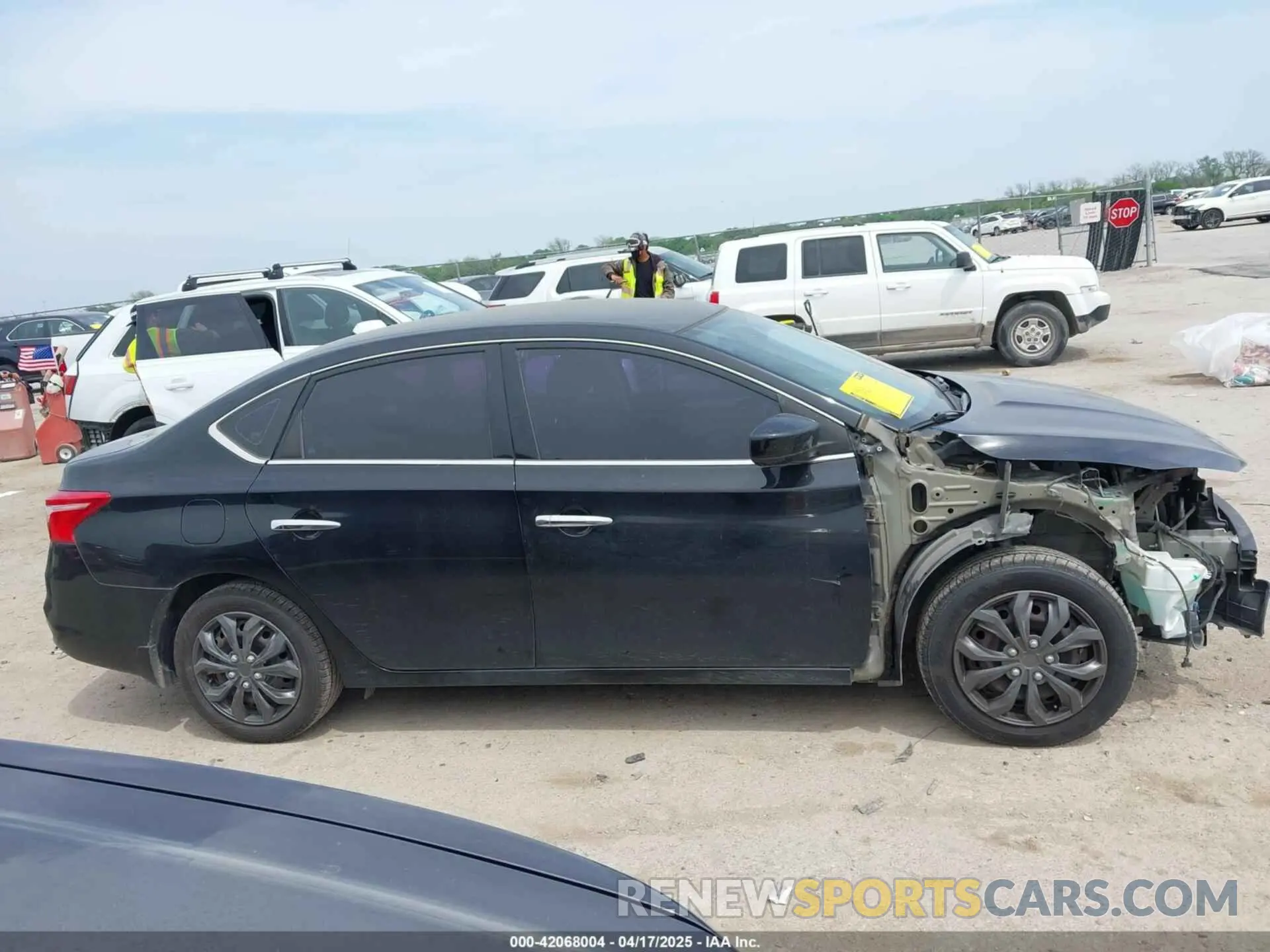 13 Photograph of a damaged car 3N1AB7APXKY217814 NISSAN SENTRA 2019