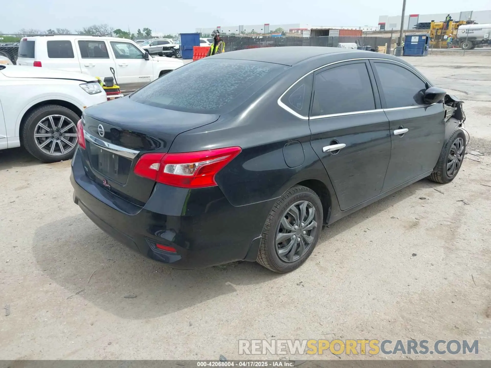 4 Photograph of a damaged car 3N1AB7APXKY217814 NISSAN SENTRA 2019