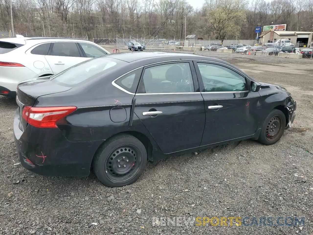 3 Photograph of a damaged car 3N1AB7APXKY218039 NISSAN SENTRA 2019
