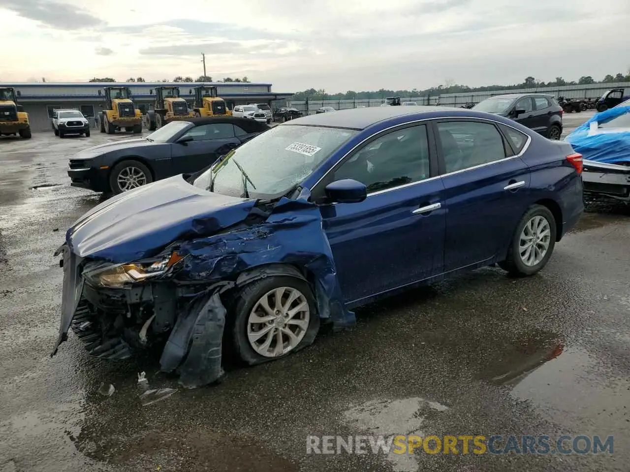 1 Photograph of a damaged car 3N1AB7APXKY220048 NISSAN SENTRA 2019