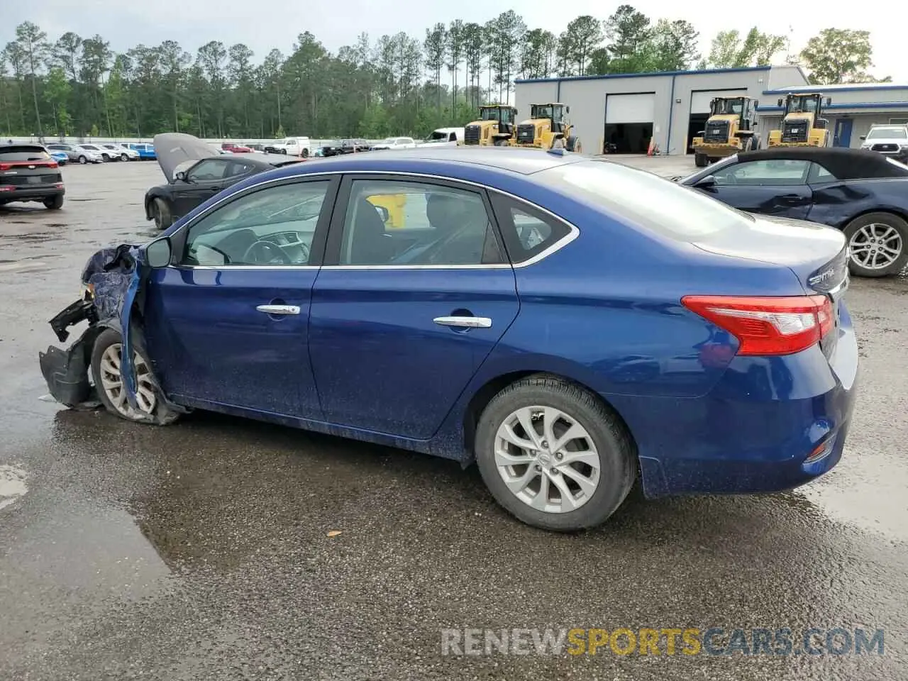 2 Photograph of a damaged car 3N1AB7APXKY220048 NISSAN SENTRA 2019
