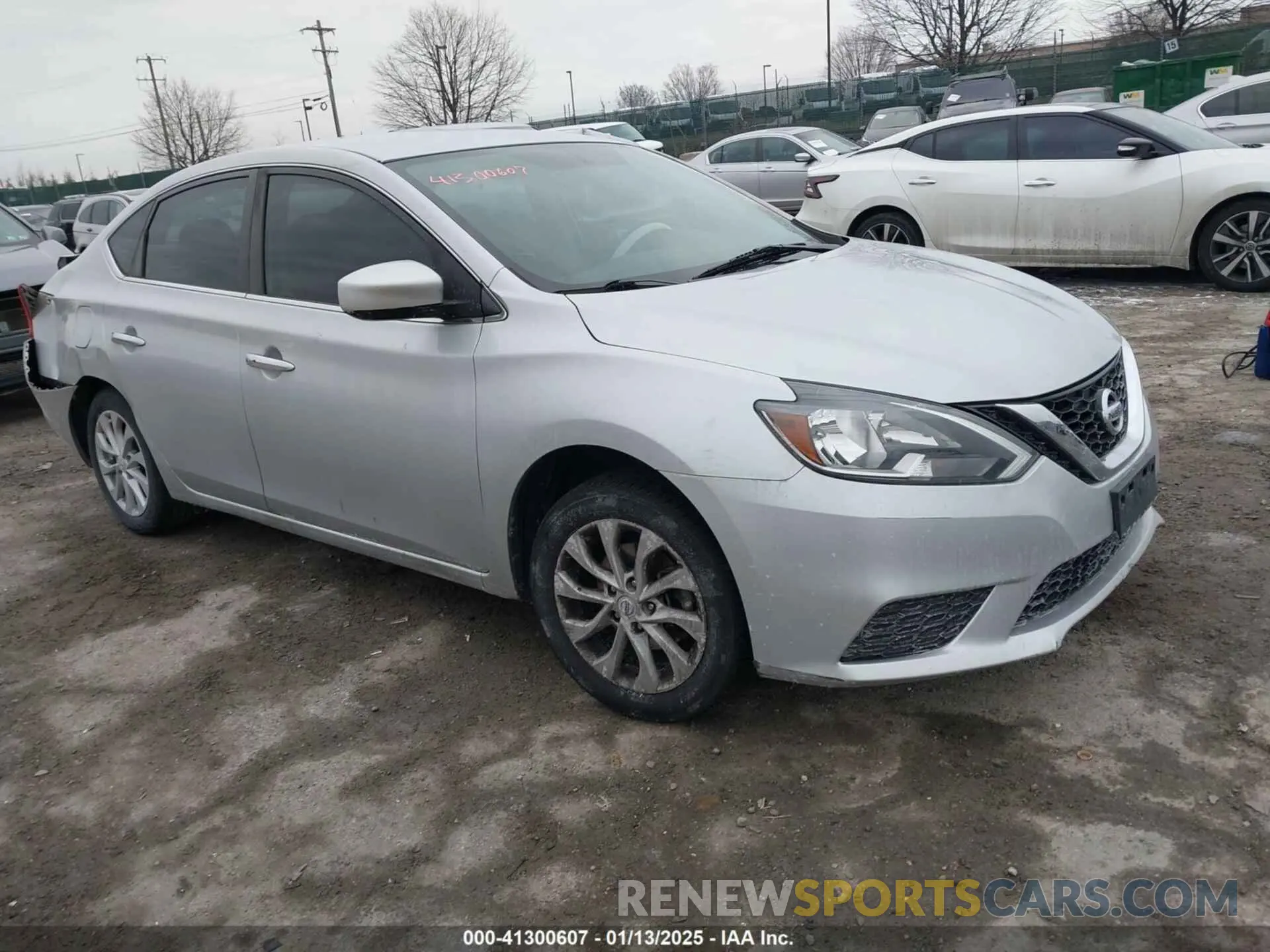 1 Photograph of a damaged car 3N1AB7APXKY228618 NISSAN SENTRA 2019
