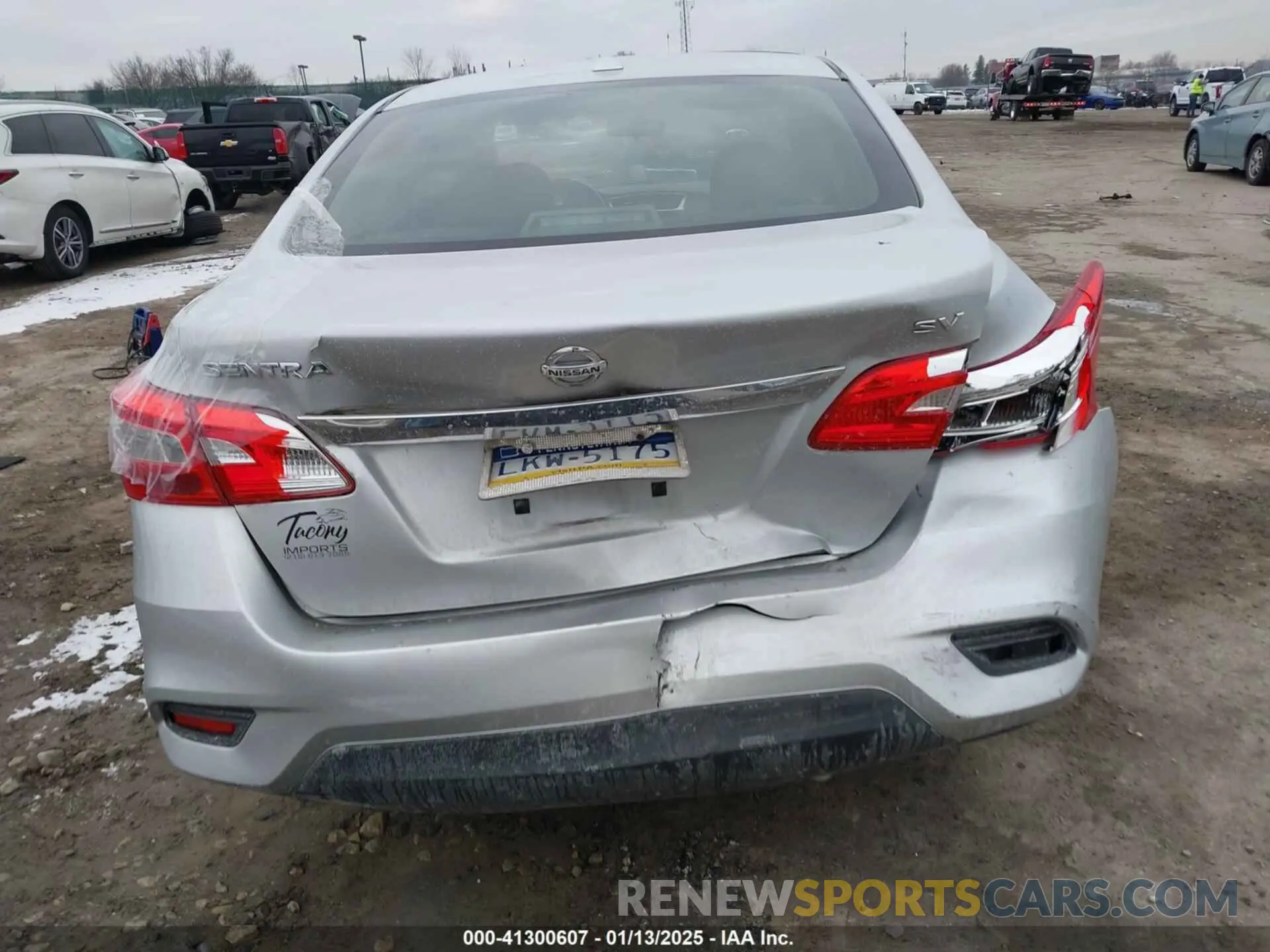 16 Photograph of a damaged car 3N1AB7APXKY228618 NISSAN SENTRA 2019